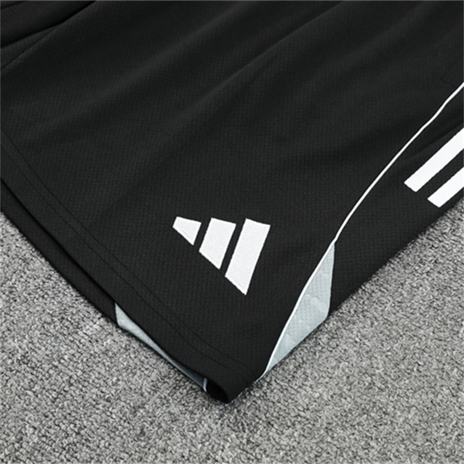 AlphaJersey-Germany 25-26 Kids Short-Sleeve Training Set - Black Short Sleeve & Black Shorts