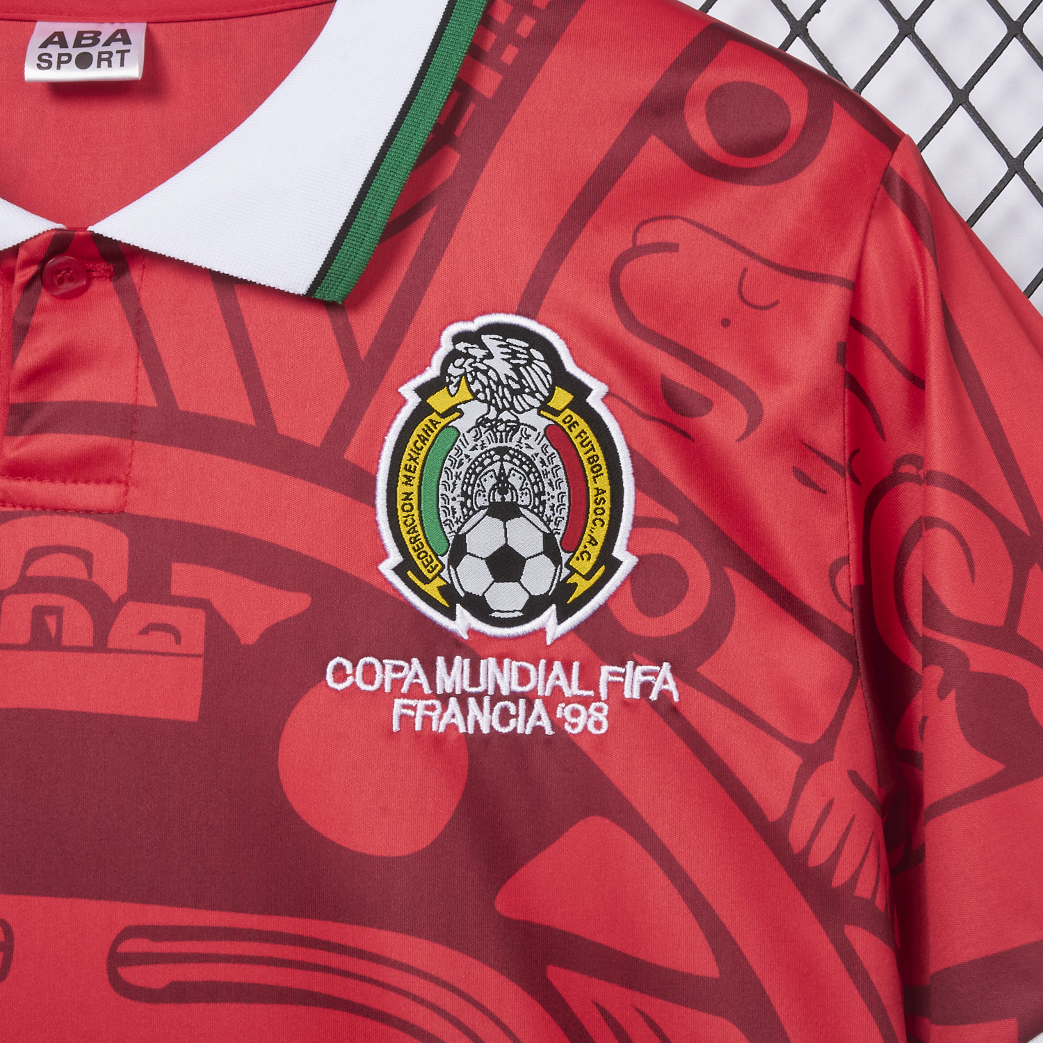 AlphaJersey-Retro Mexico 1998 Red Special Edition Jersey