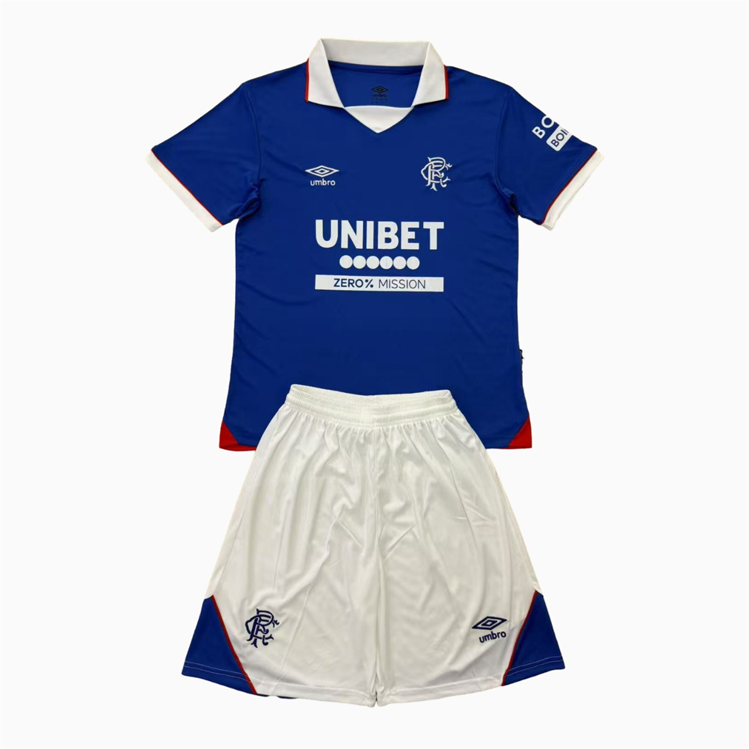 AlphaJersey-Glasgow Rangers 25-26 Home Men's Adult Jersey Set - Fans Version