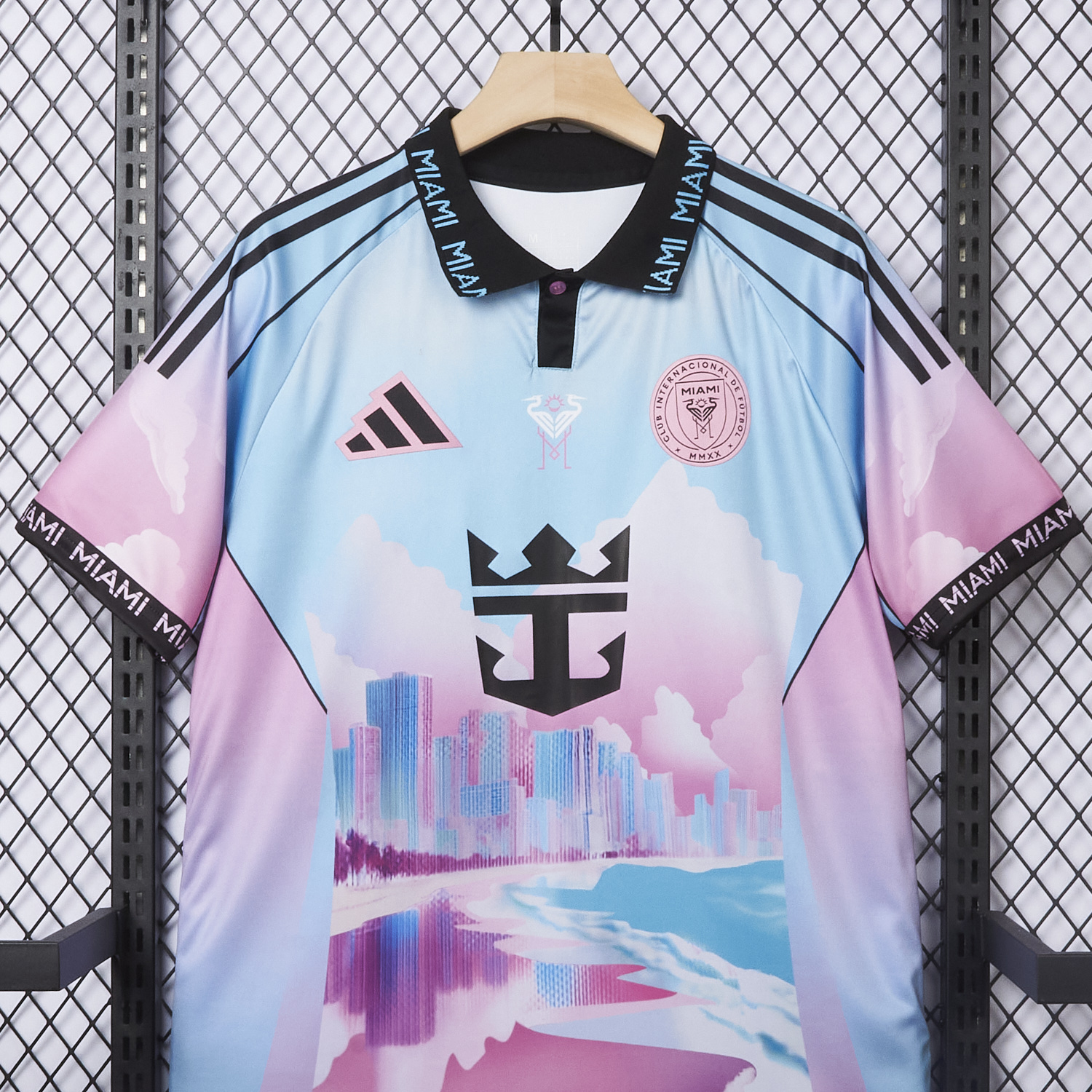 AlphaJersey-INT M.A.M 2025 Blue City Silhouette Special Edition Jersey - Fans Version