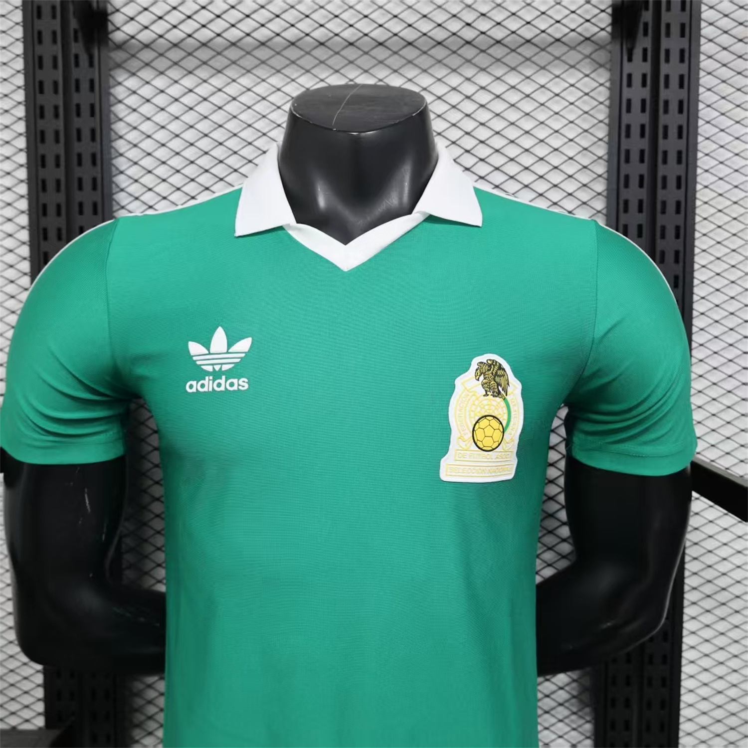 AlphaJersey-Retro Mexico 1986 Home Jersey - Player Version