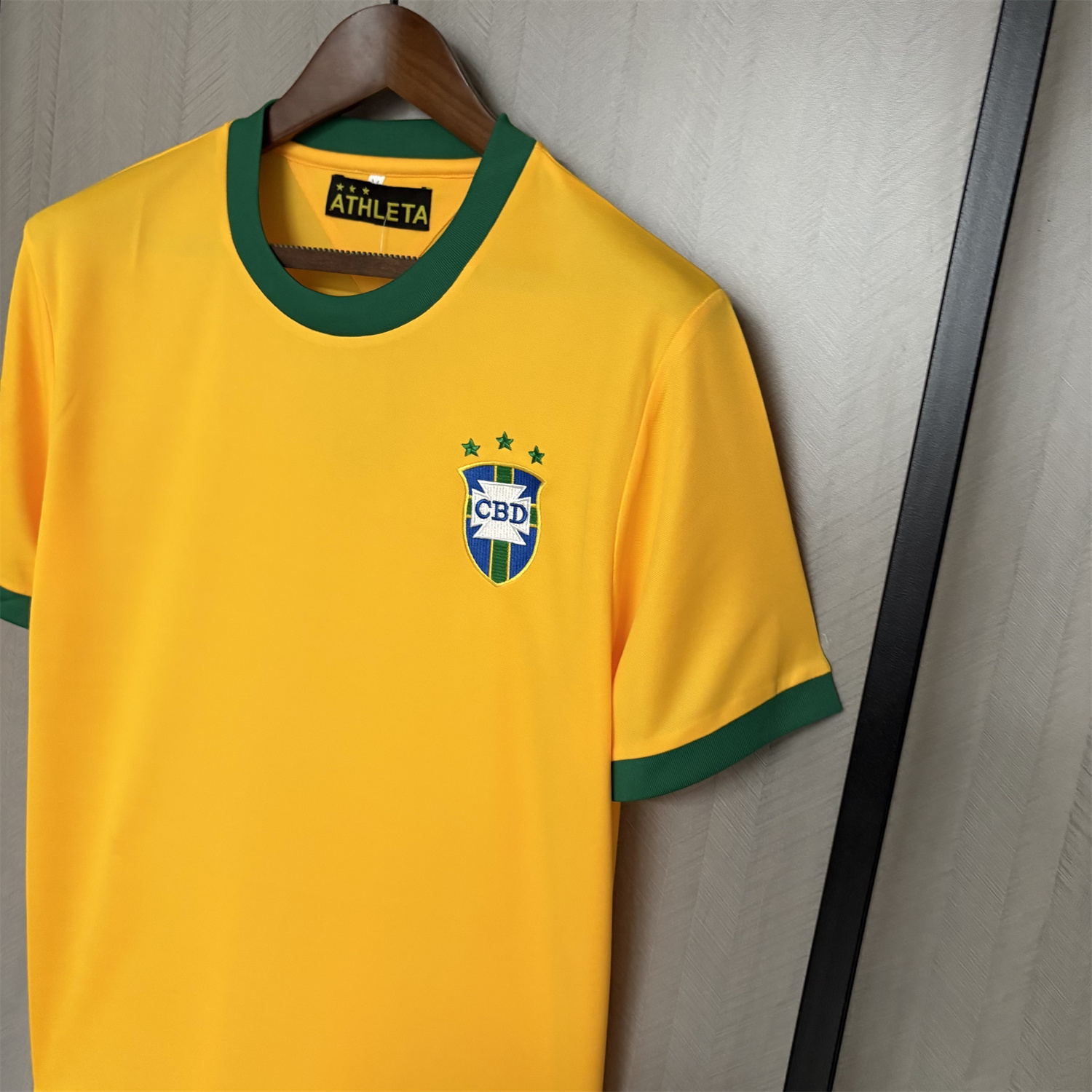 AlphaJersey-Retro Brazil 1971 Home Jersey