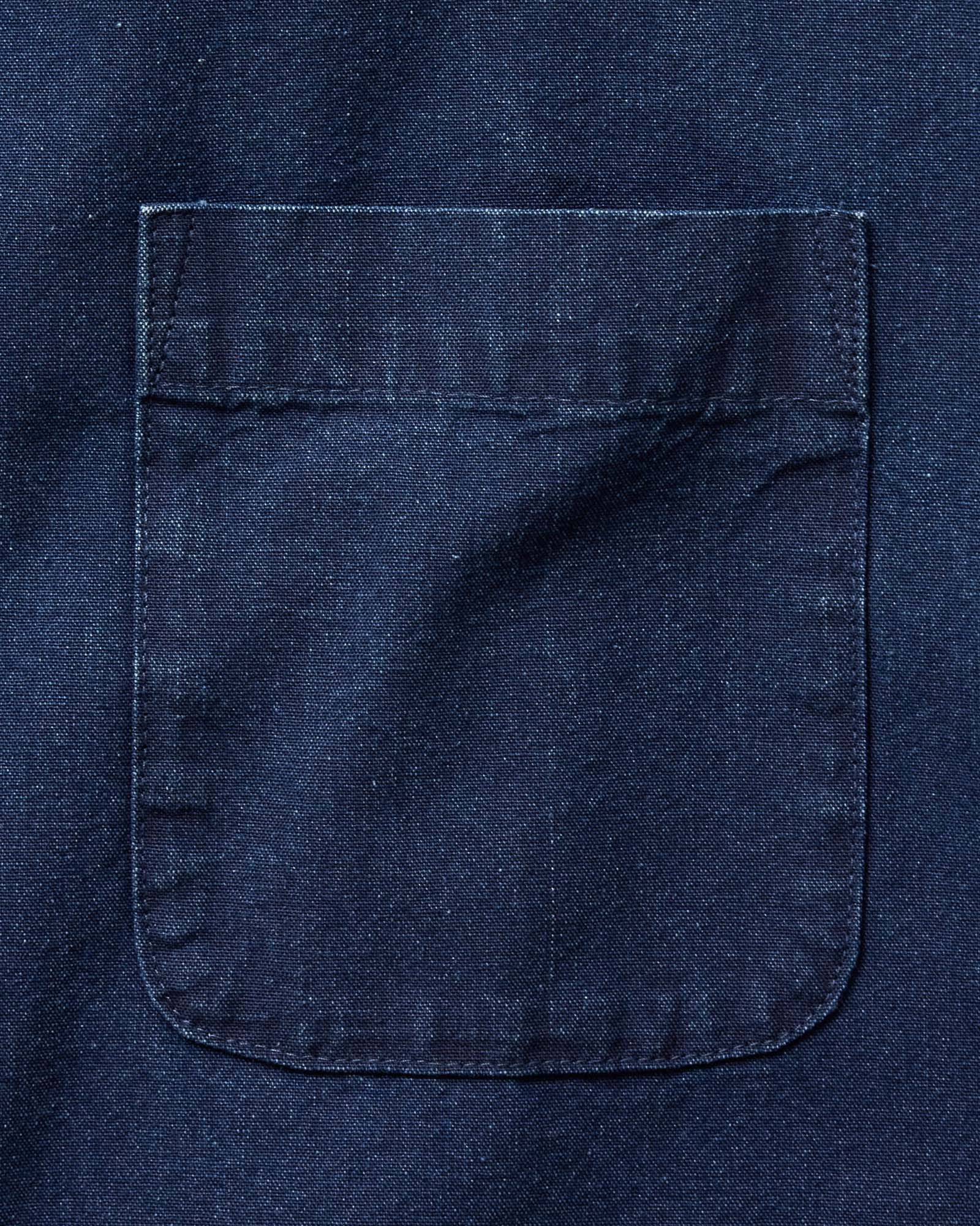The Short Sleeve Jack in Rinsed Indigo Oxford | Modern Menswear by yycbvcnbmmnbm