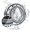Check out Samsung WD90T634DBN/SP now. Washer drum of EcoBubble™, 9Kg, Washer Dryer, 4 Ticks seen with swishing water
