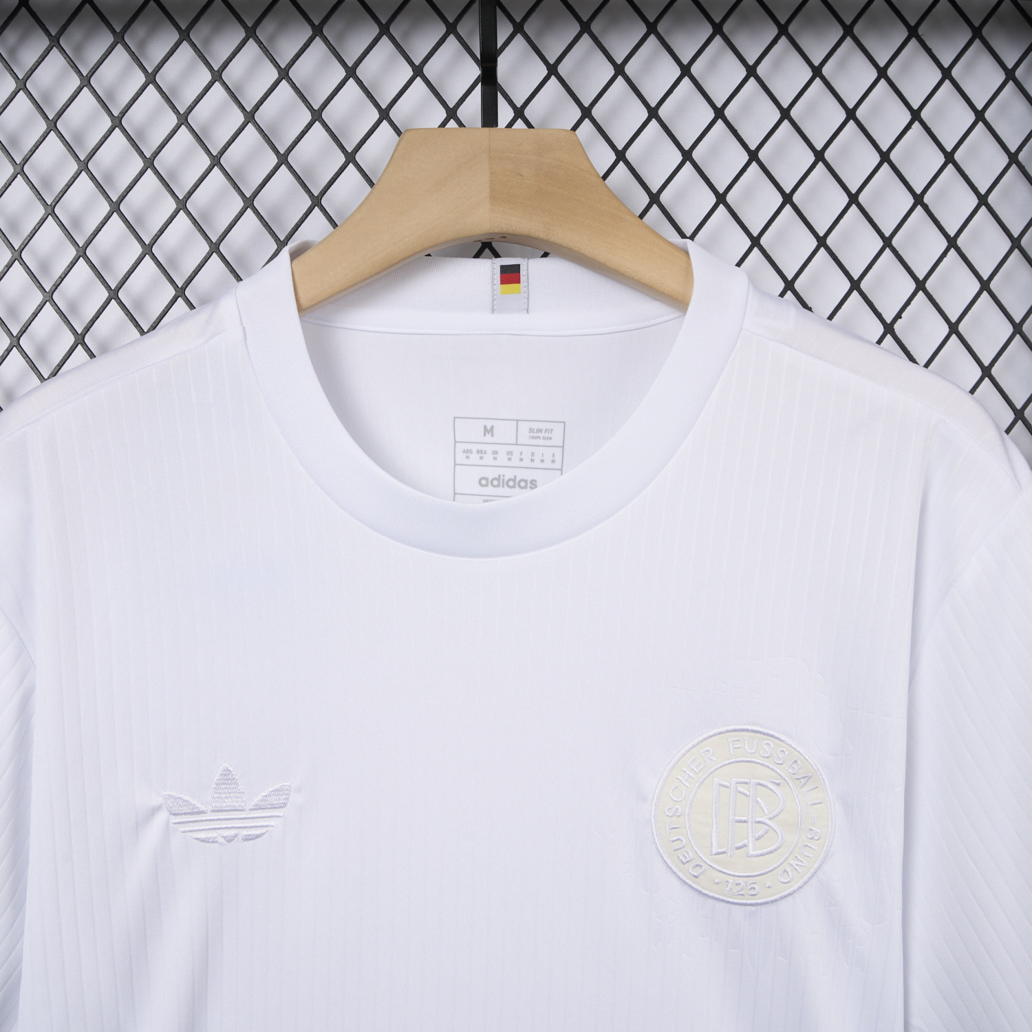 AlphaJersey-Germany 2025 125-Year Anniversary Pure White Special Jersey - Fans Version