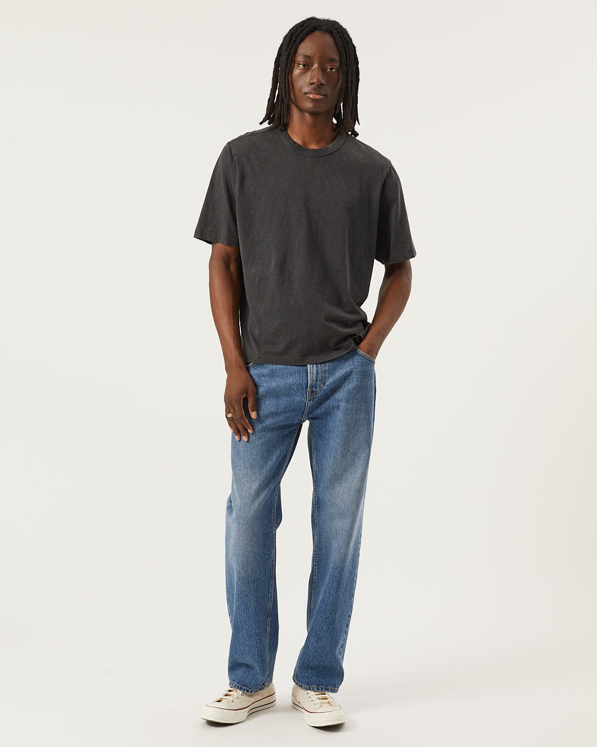 Slub Tee - Black | Modern Menswear by yycbvcnbmmnbm