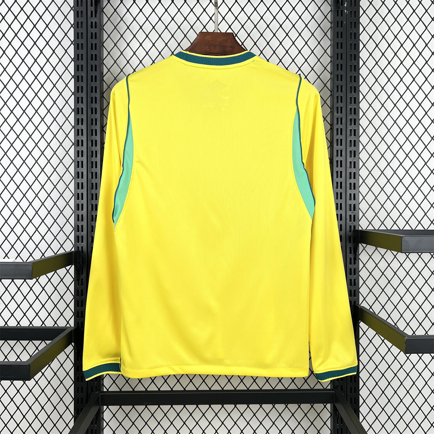 AlphaJersey-Brazil 2026 Home Long Sleeve Jersey - Fans Version