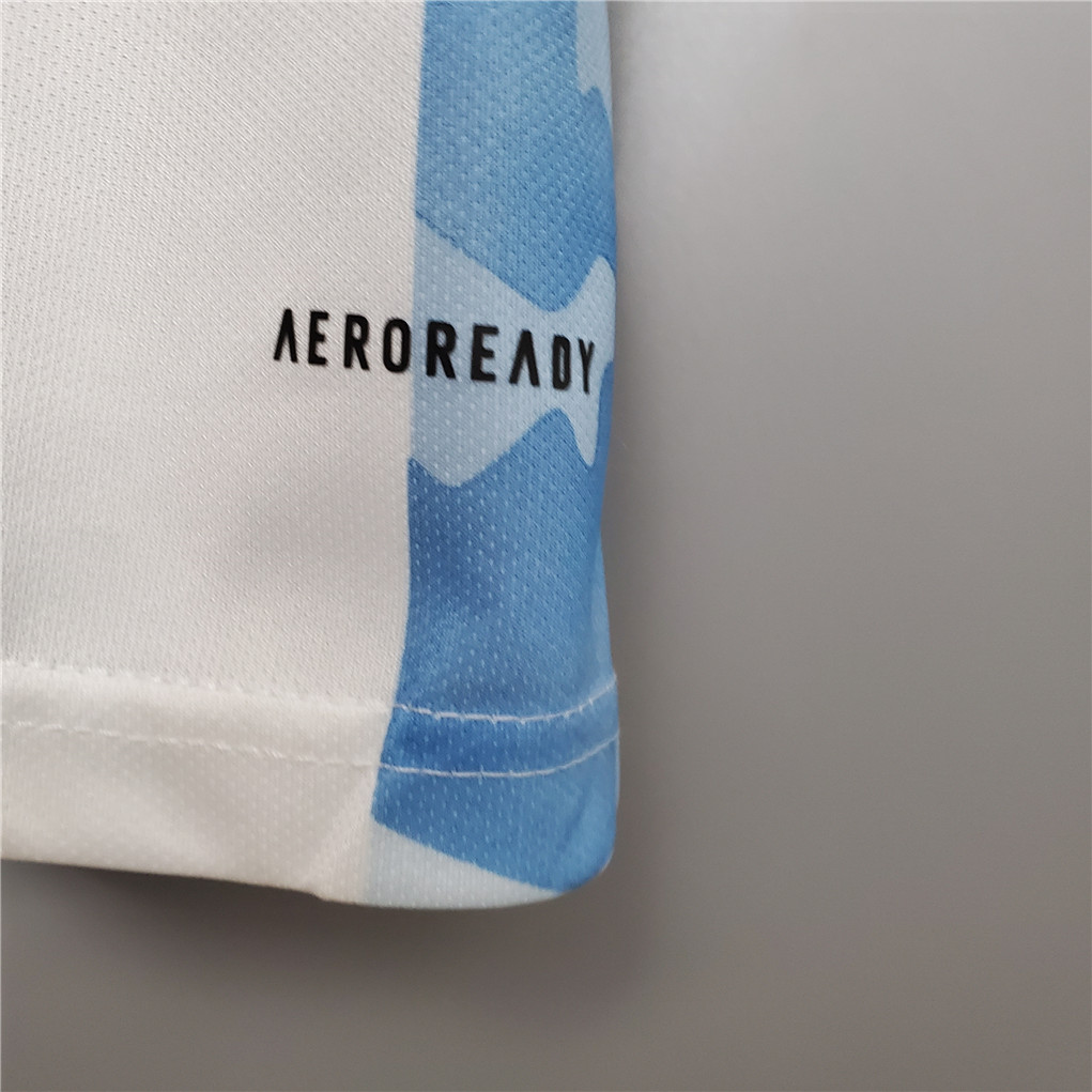AlphaJersey-Retro Argentina 2021 Home Stadium Jersey
