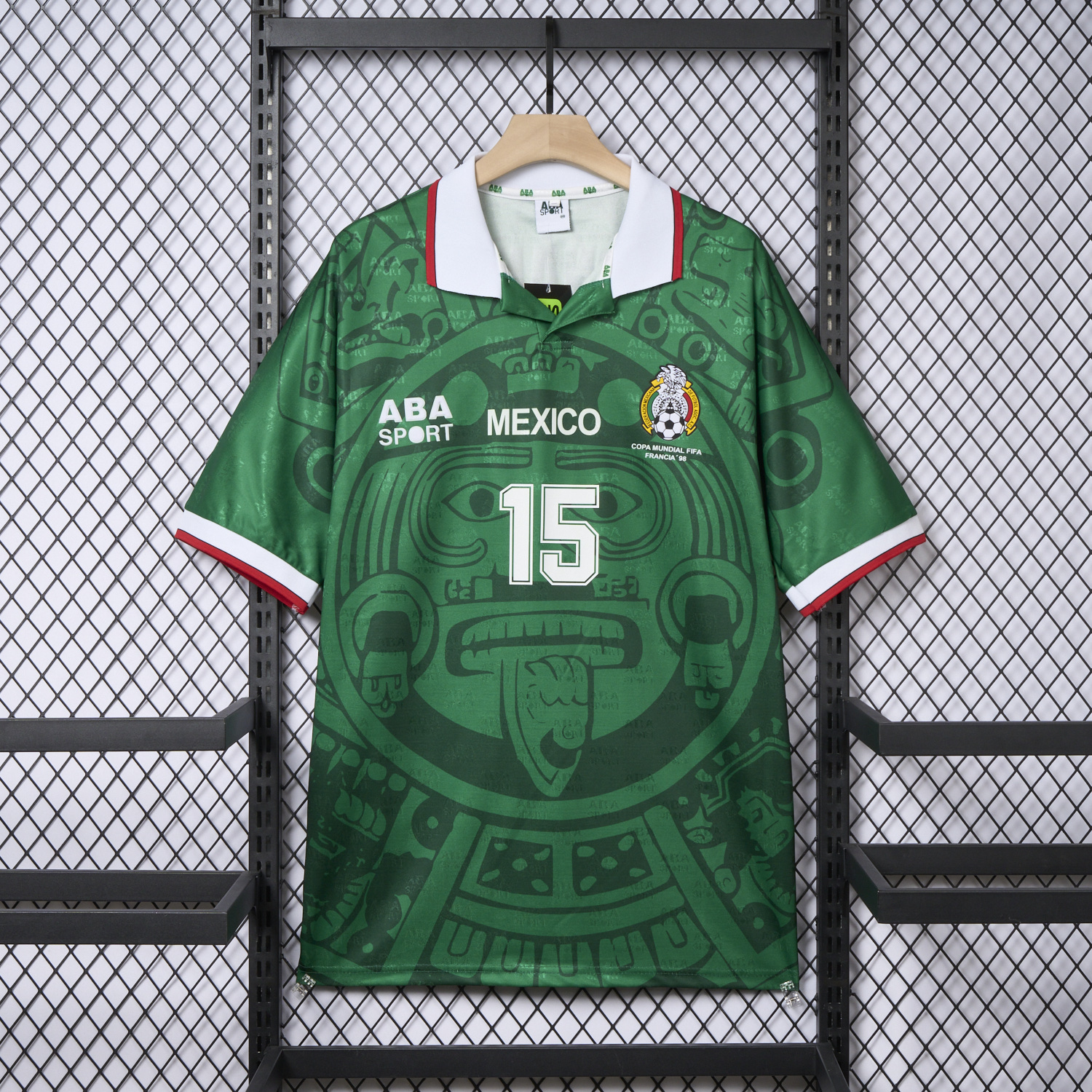 AlphaJersey-Retro Mexico 1998 Home Jersey