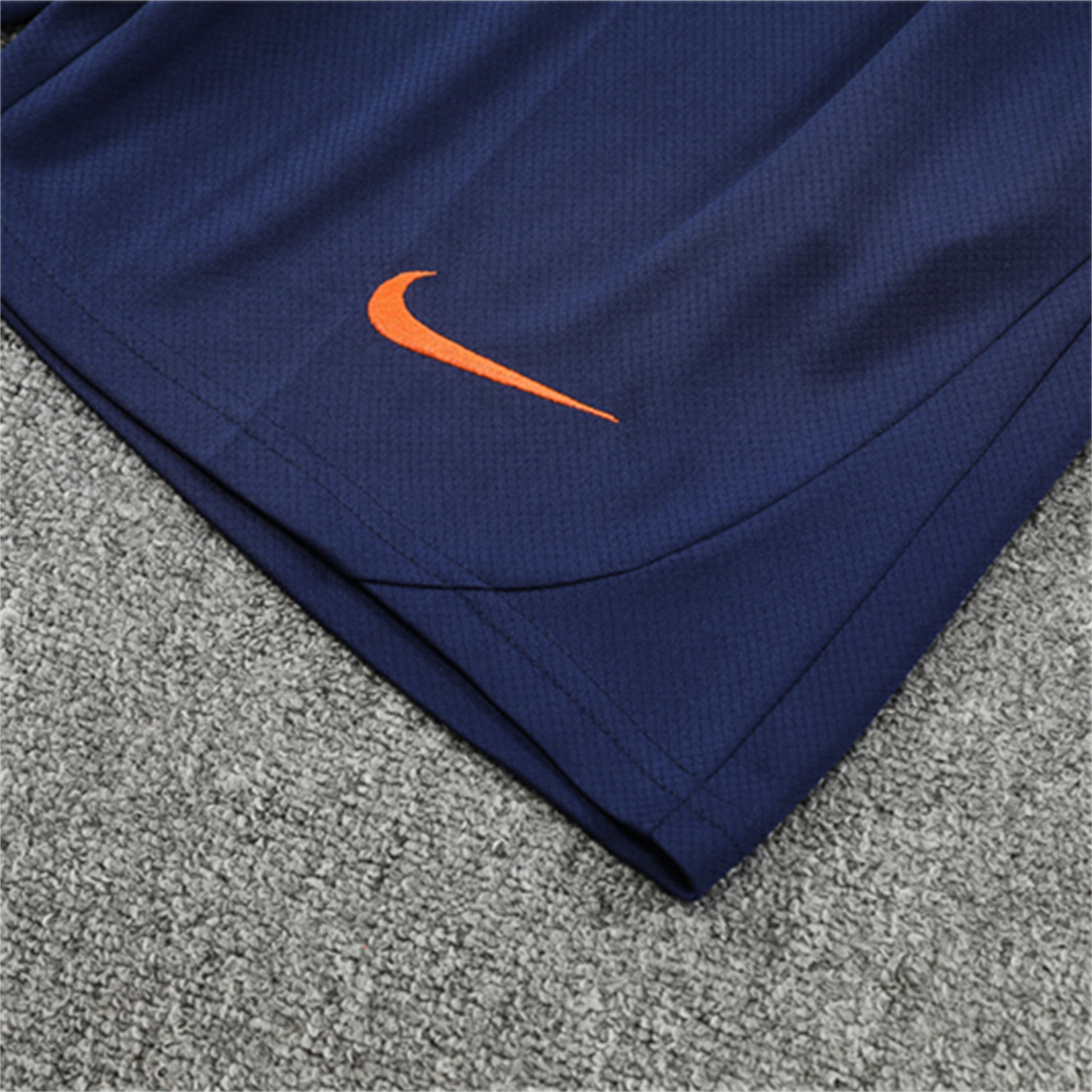 AlphaJersey-Barcelona 25-26 Kids Short-Sleeve Training Set - Red Blue Line Top & Blue Shorts