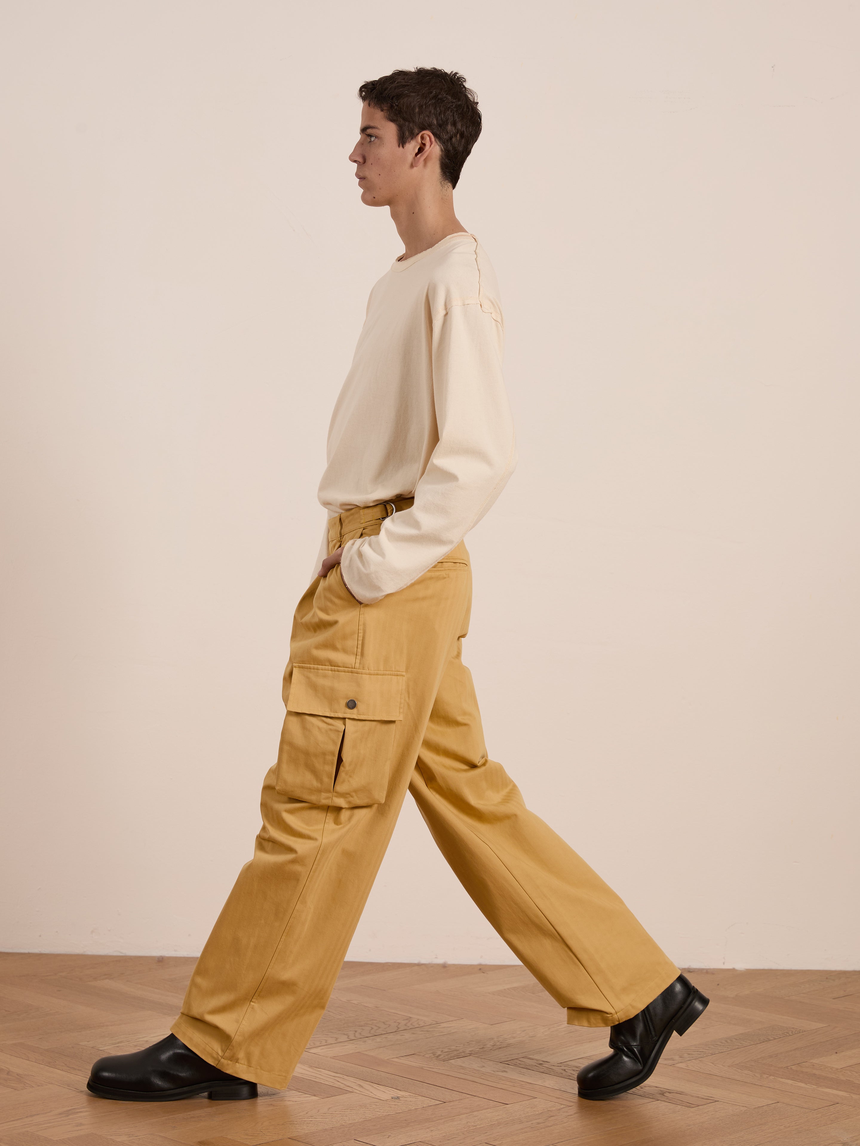 Sunlight Twill Cargo Pants | Modern Menswear by yycbvcnbmmnbm