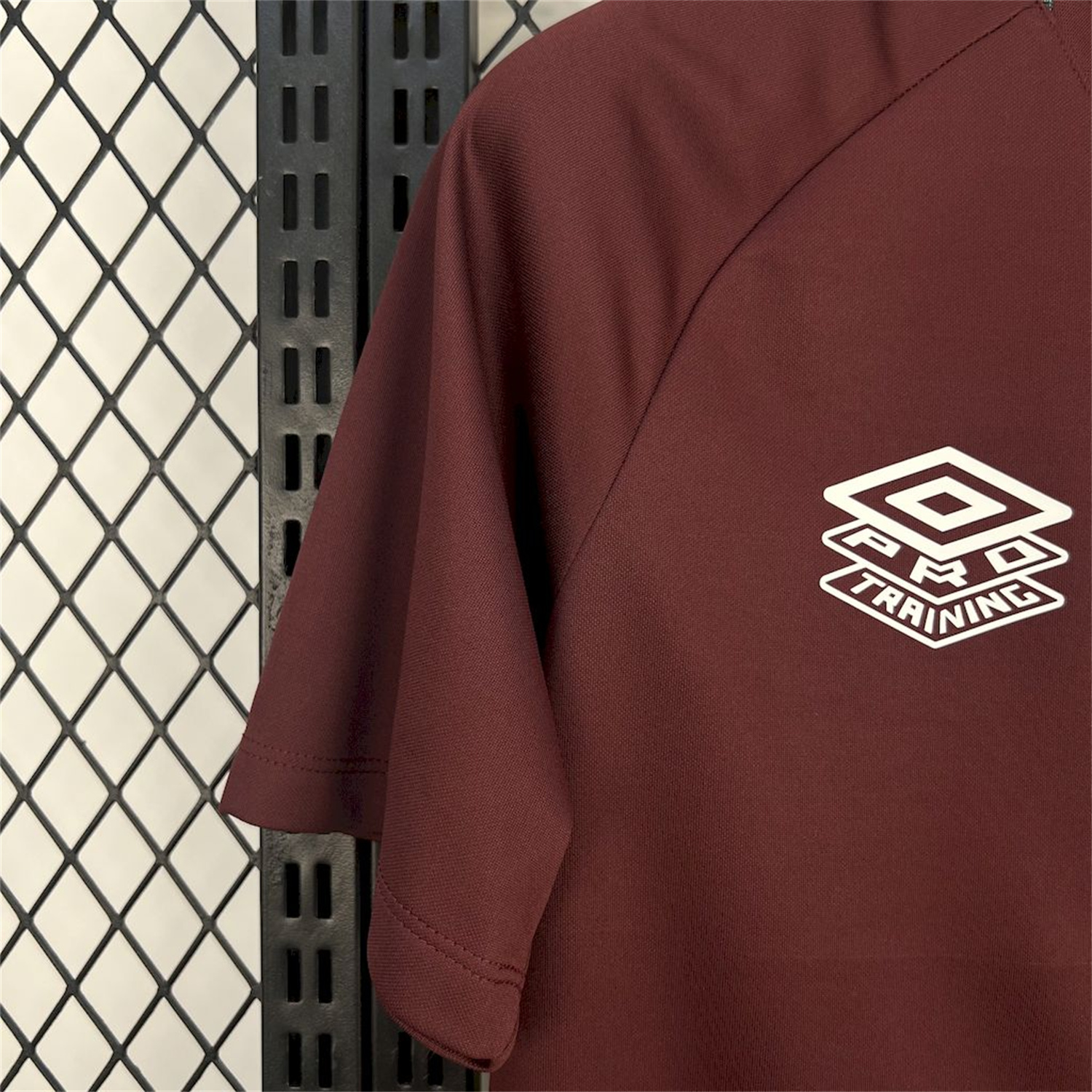AlphaJersey-Fluminense 25-26 Deep Red Training Jersey - Fans Version