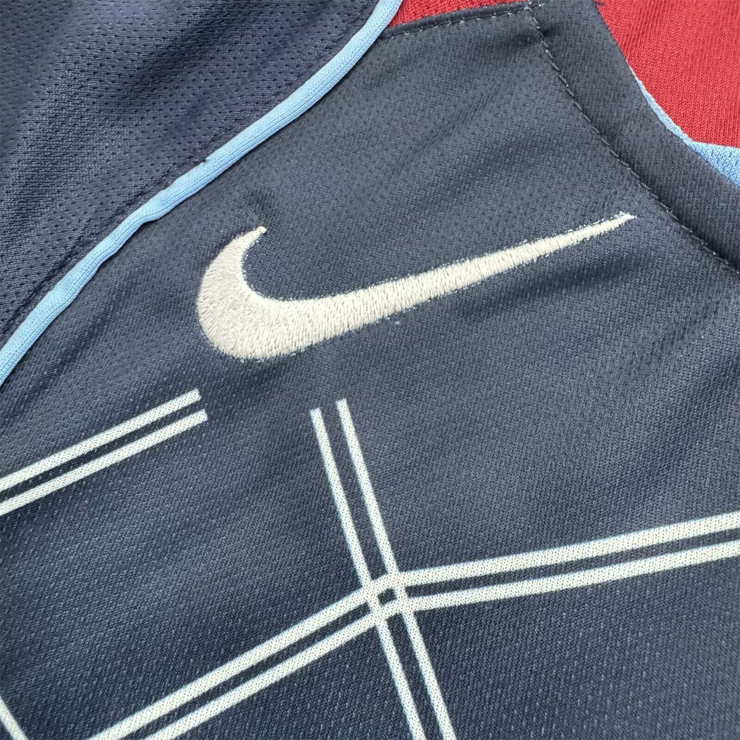 AlphaJersey-Retro Atletico Madrid 2004-05 Away S.p.i.d.e.r M.a.n Special Long Sleeves Kids Kit