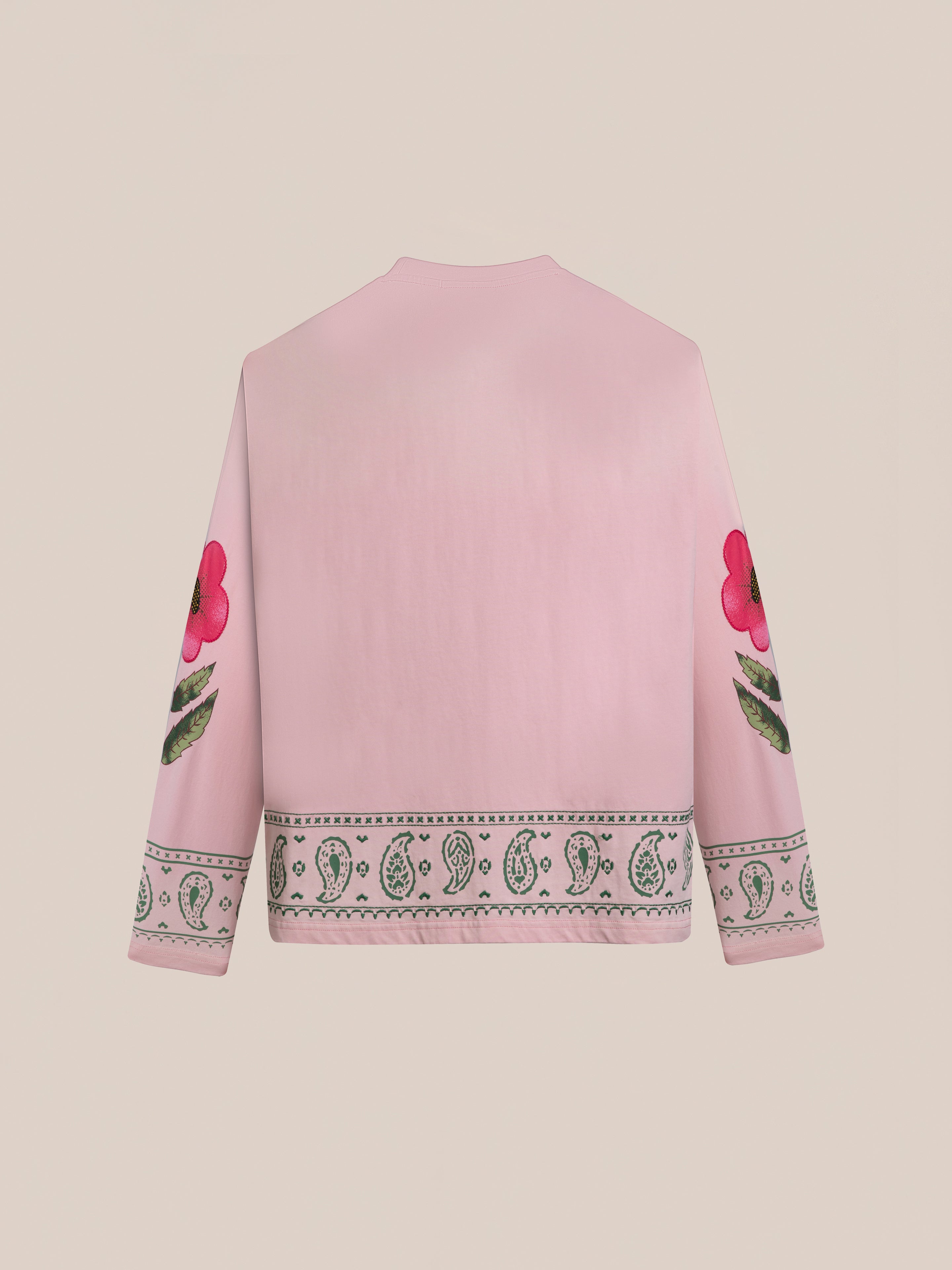 Garden Bloom Embroidered LS Tee | Modern Menswear by yycbvcnbmmnbm