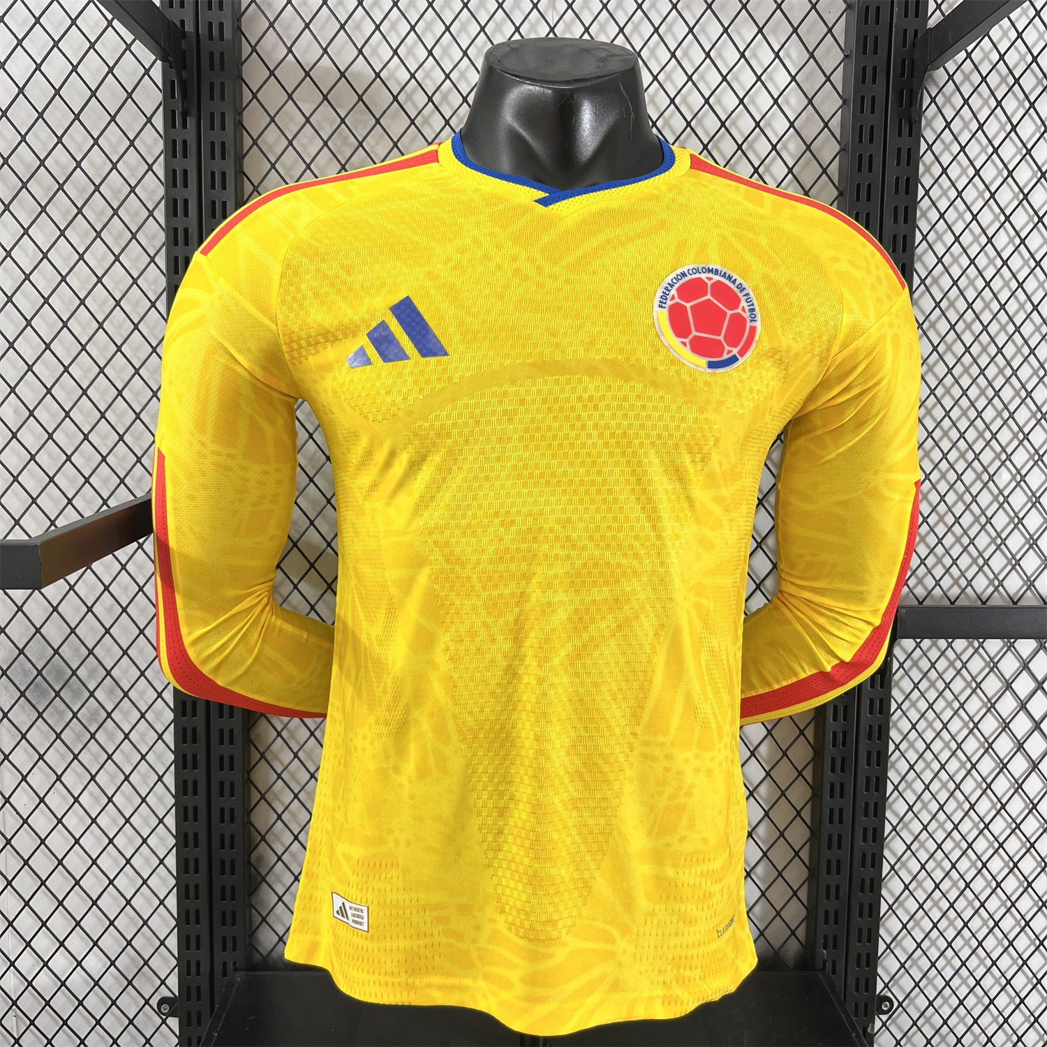 AlphaJersey-Colombia 2026 Home Long Sleeves Jersey - Player Version