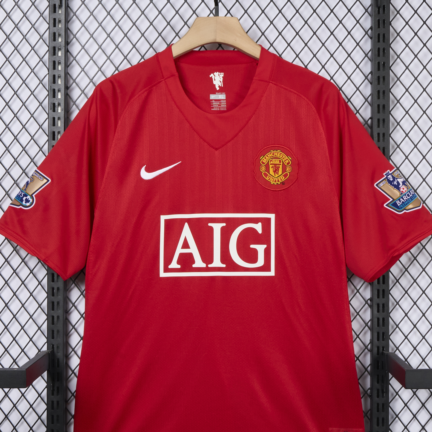AlphaJersey-Retro Manchester United 2007-09 Home Jersey