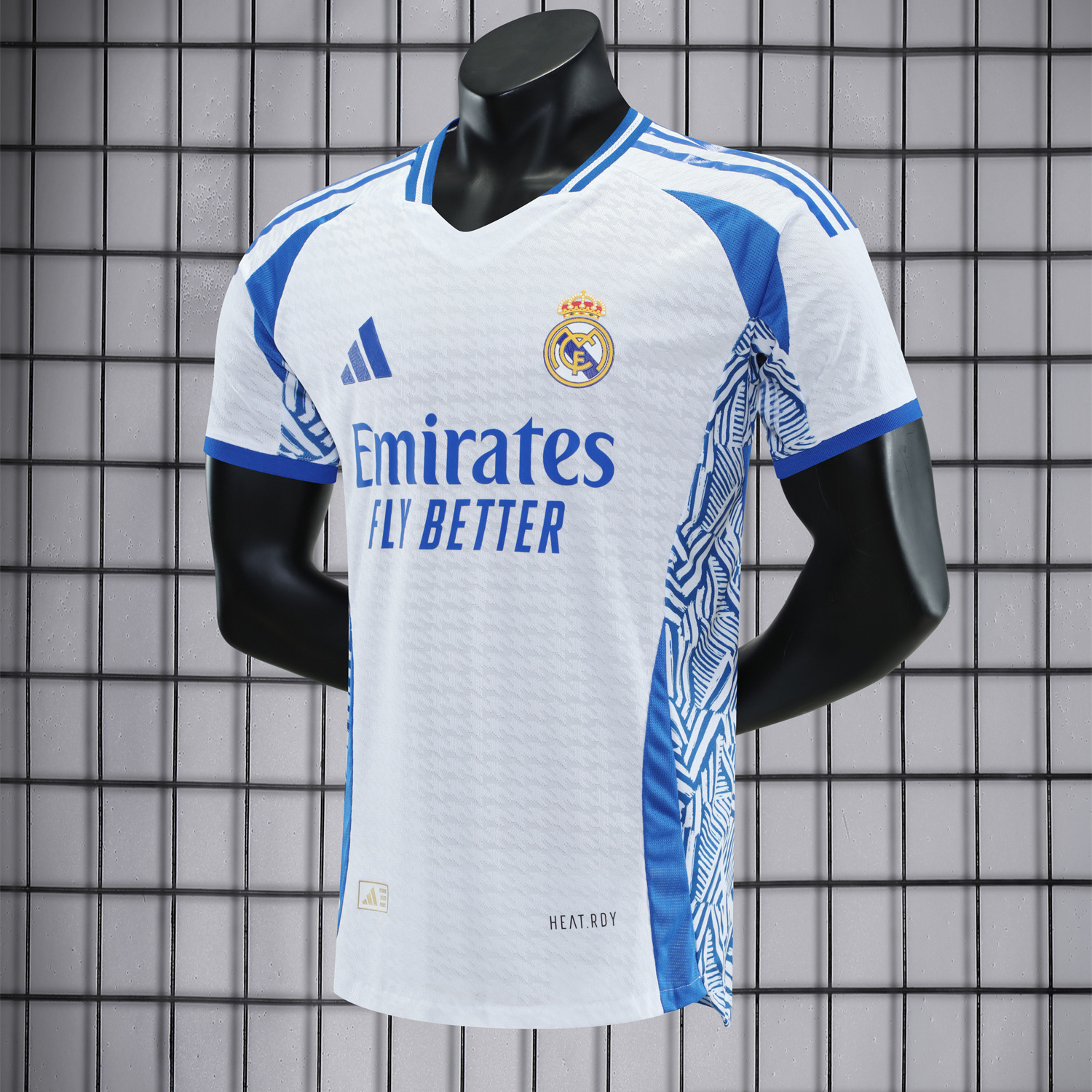 AlphaJersey-Real Madrid 25-26 Blue Edge Special Edition Jersey - Player Version