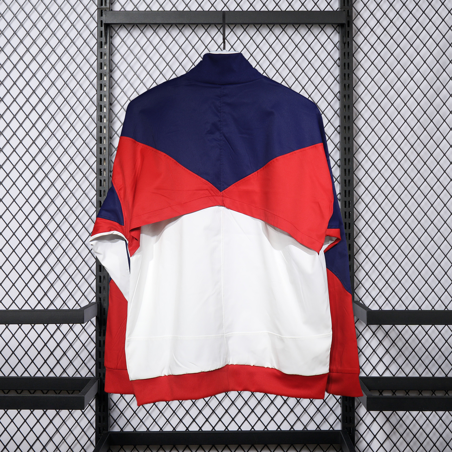AlphaJersey-Paris Saint-Germain PSG 25-26 Throwback Windbreaker Jacket - White