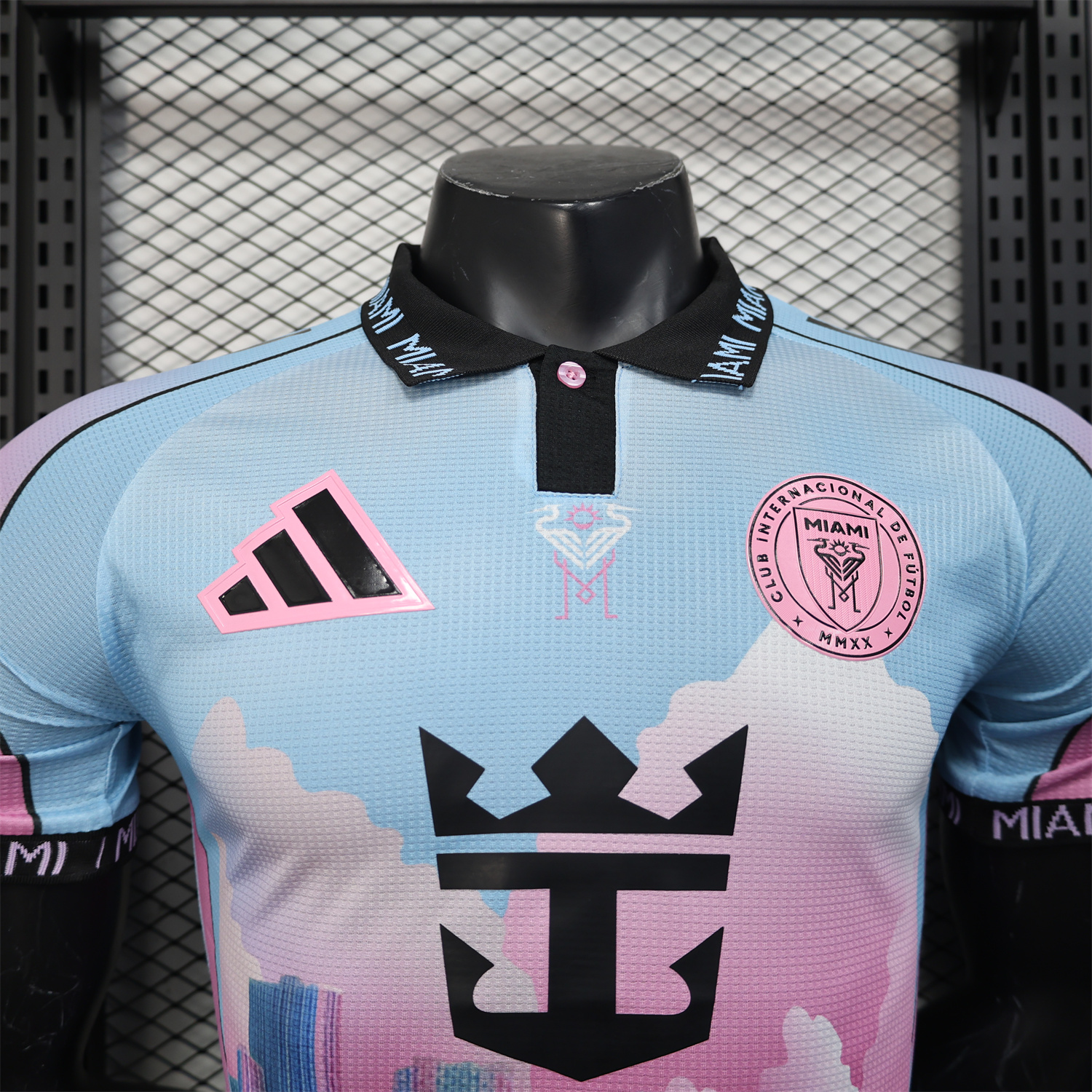 AlphaJersey-INT M.A.M 2025 Blue City Silhouette Special Edition Jersey - Player Version