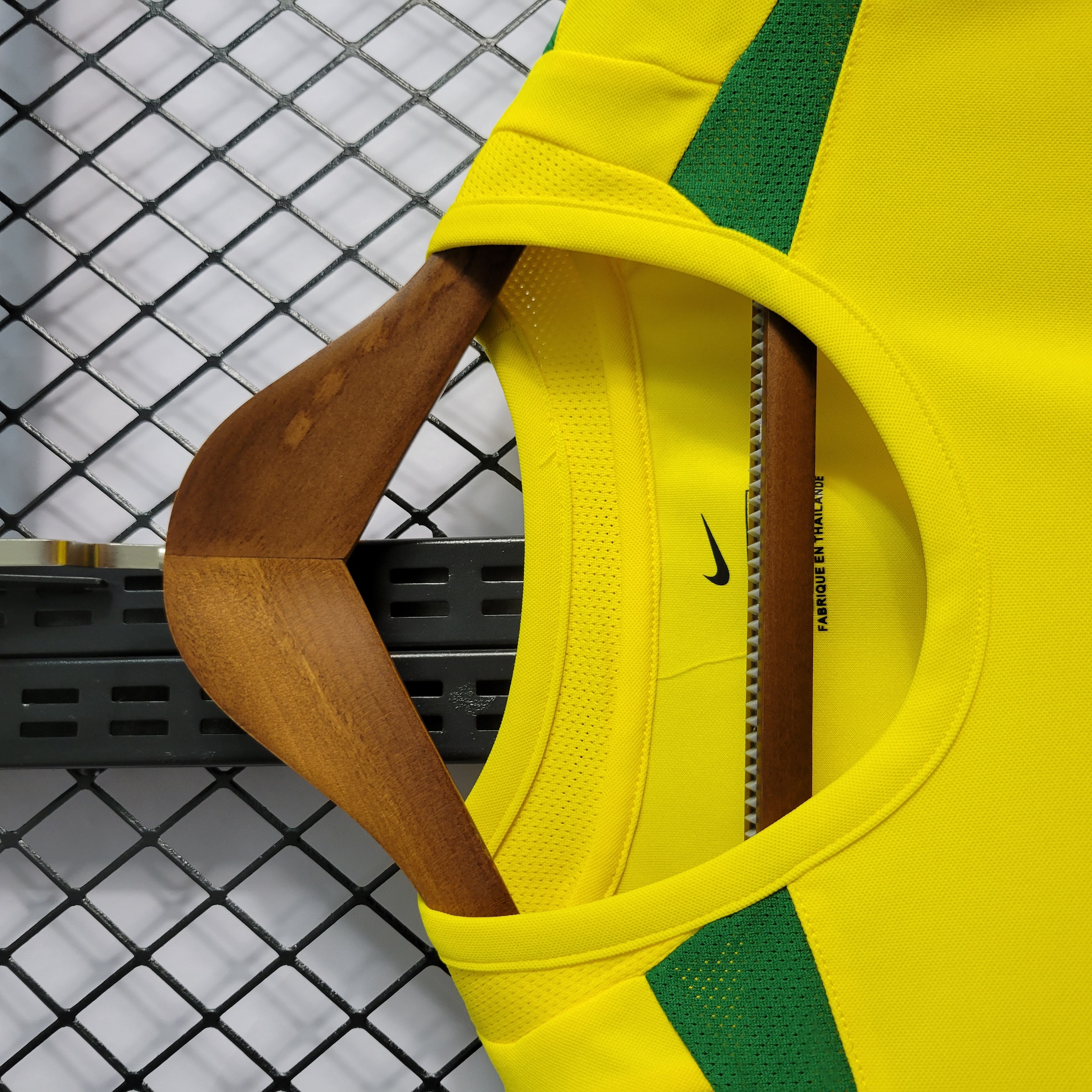 AlphaJersey-Retro Brazil 2002 Home Stadium Jersey