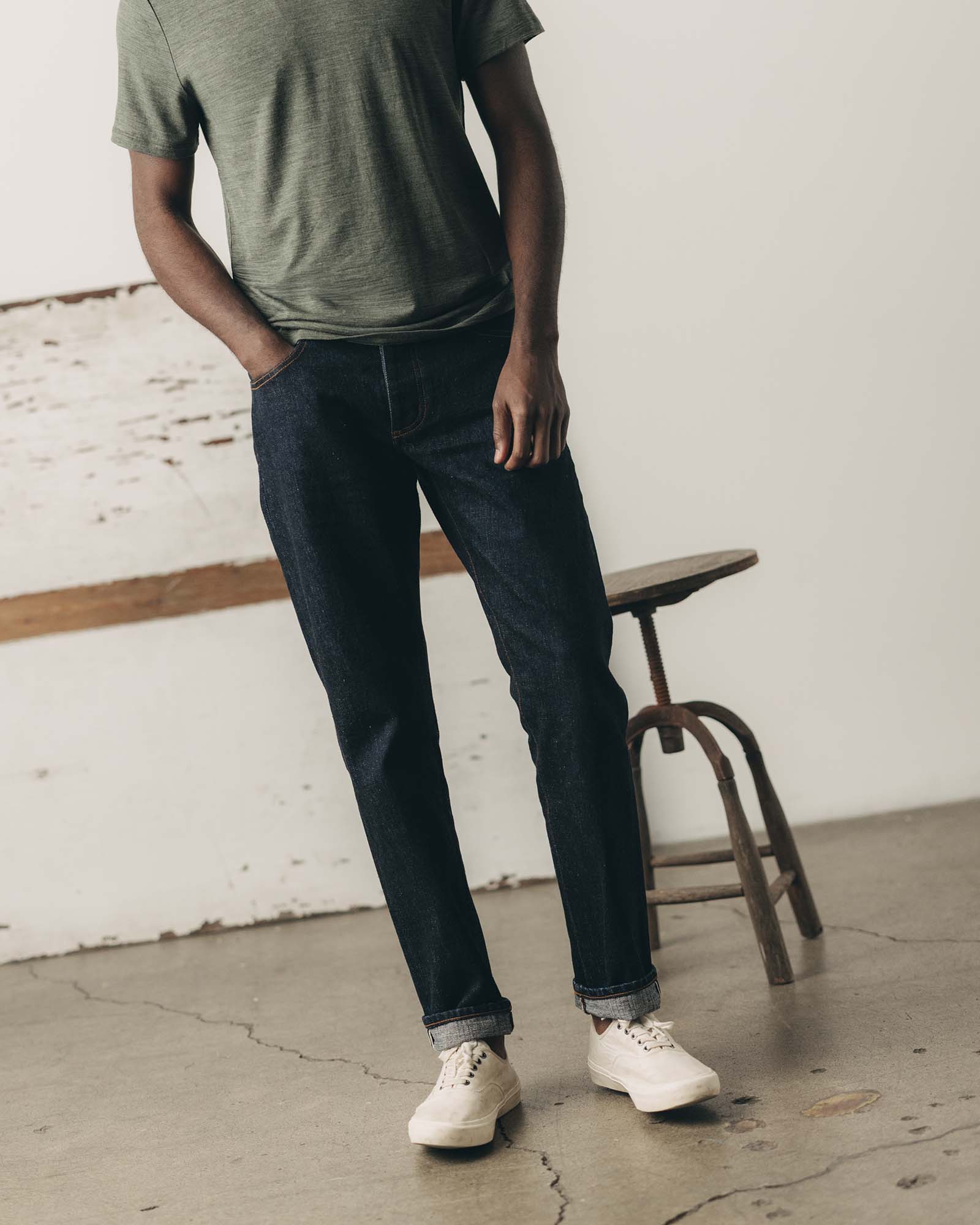 The Democratic Jean in Rinsed Yoshiwa Selvedge | Modern Menswear by yycbvcnbmmnbm