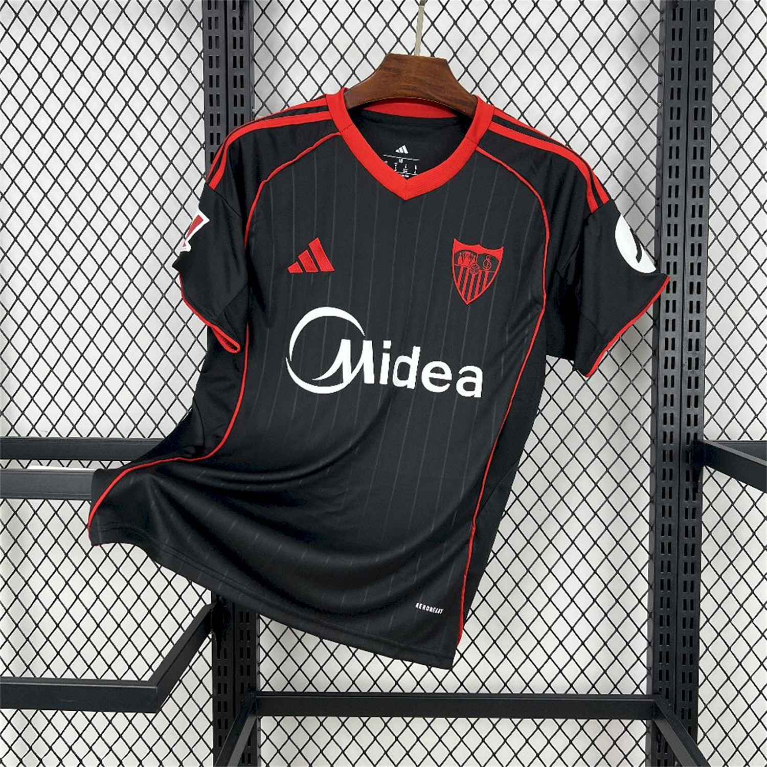 AlphaJersey-Sevilla 25-26 Third Black Jersey - Fans Version