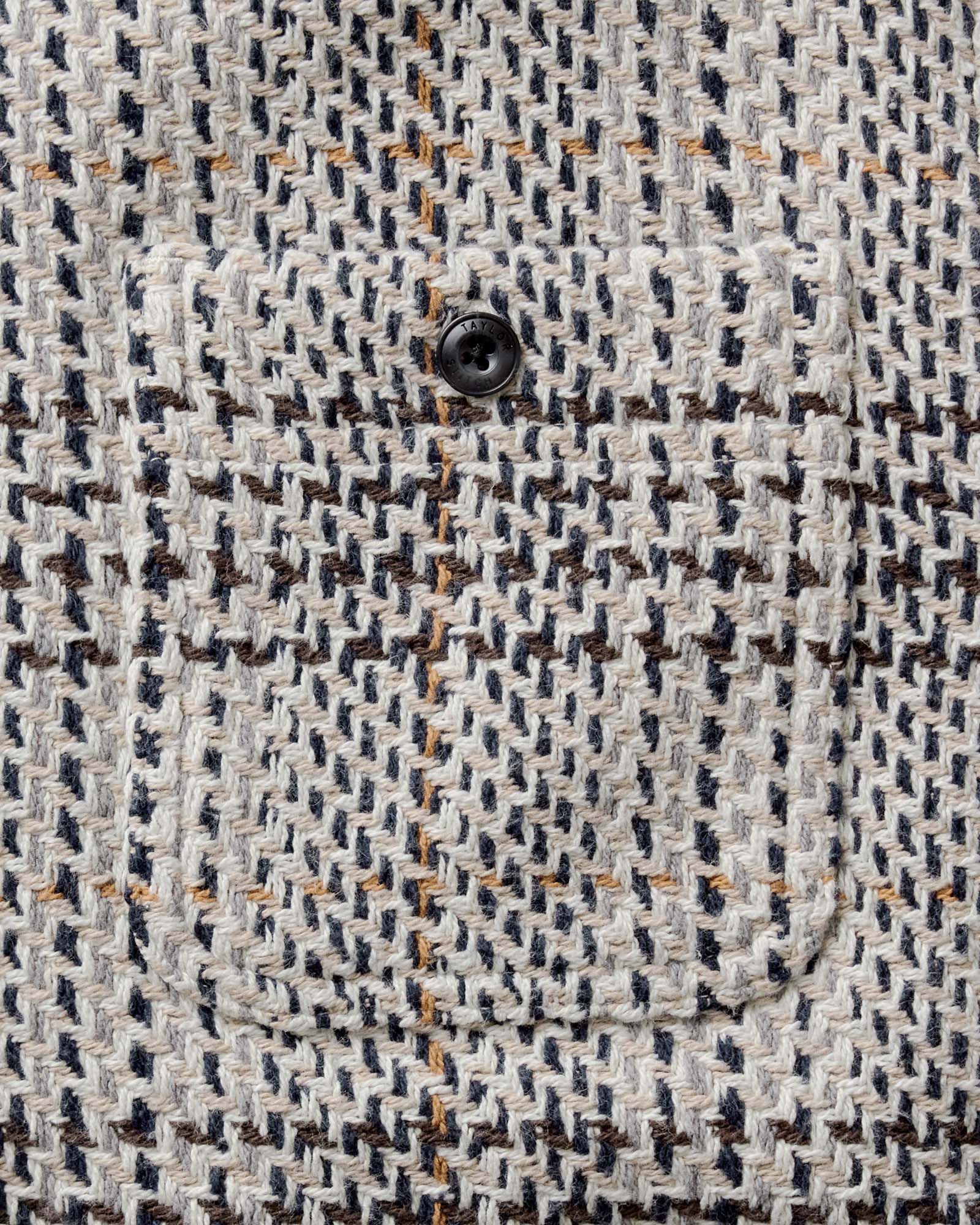 The Cutter Overshirt in Stone Plaid | Modern Menswear by yycbvcnbmmnbm