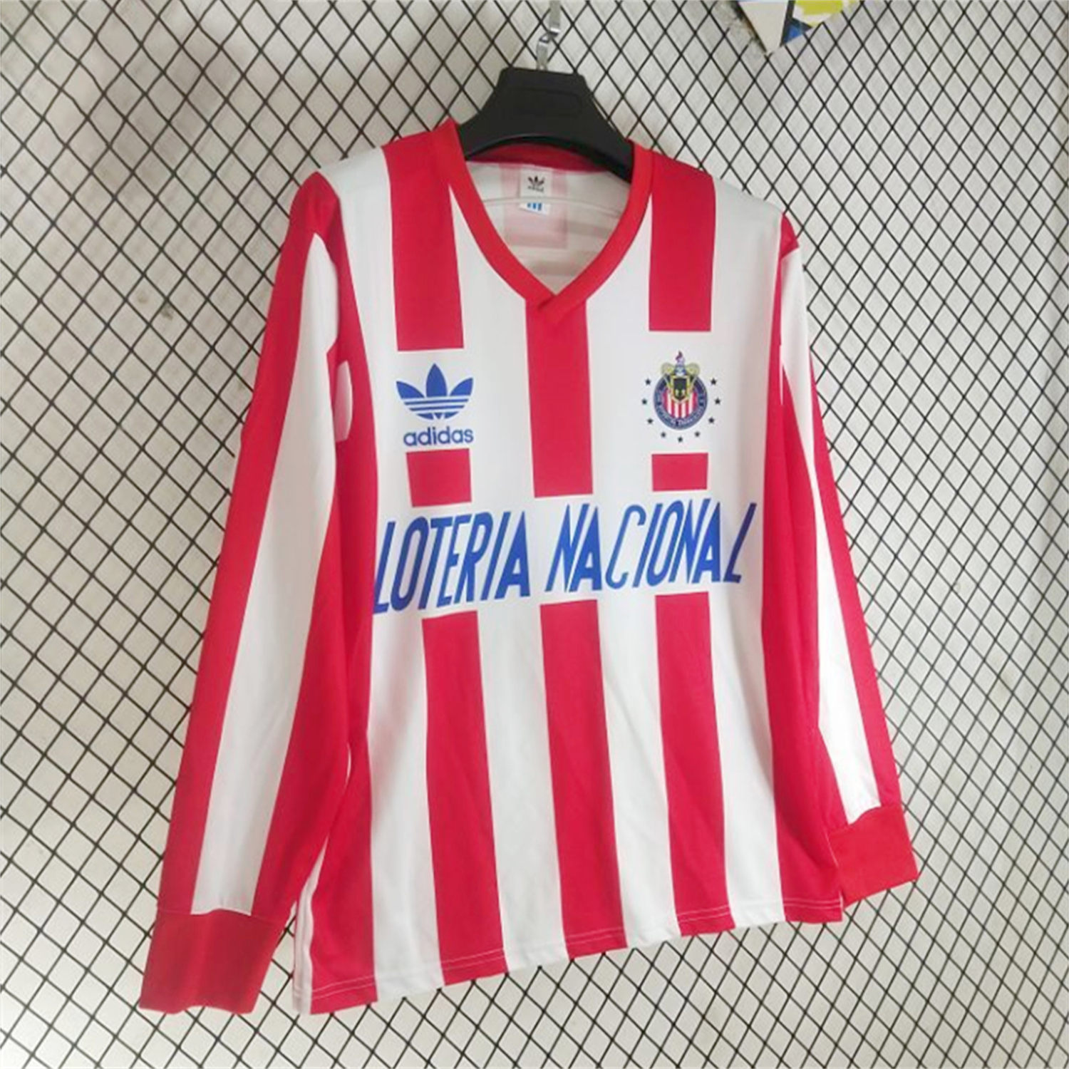 AlphaJersey-Retro Chivas de Guadalajara 1991-92 Home Long Sleeves Jersey