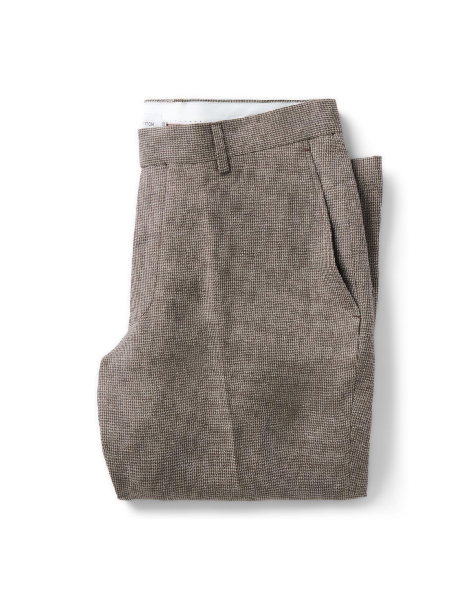 The Stevens Trouser in Morel Micro Check | Modern Menswear by yycbvcnbmmnbm