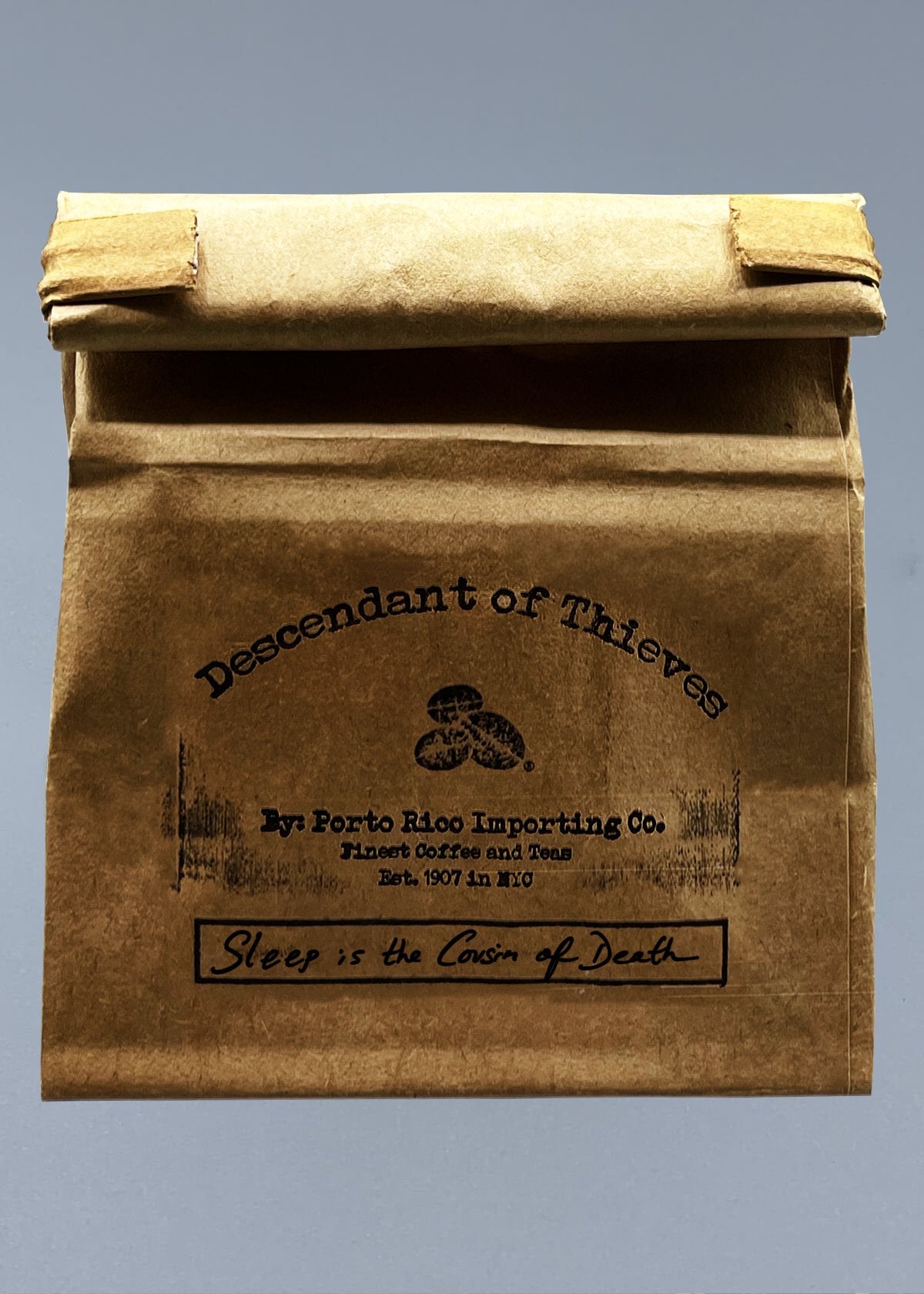 Sleep Is The Cousin Of Death (Dark Roast Coffee 1lb) | Modern Menswear by yycbvcnbmmnbm