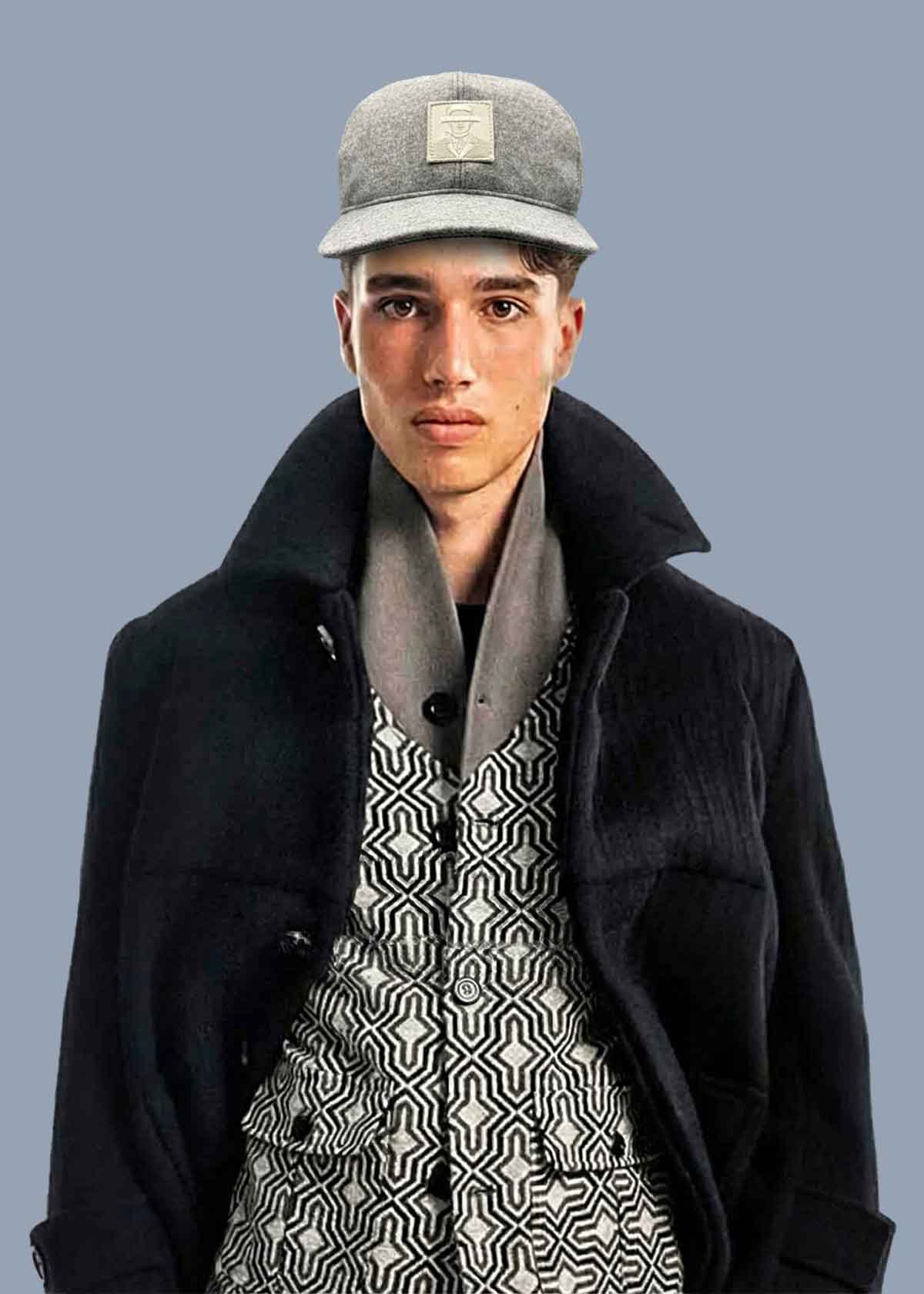 Baseball Cap Grey | Modern Menswear by yycbvcnbmmnbm