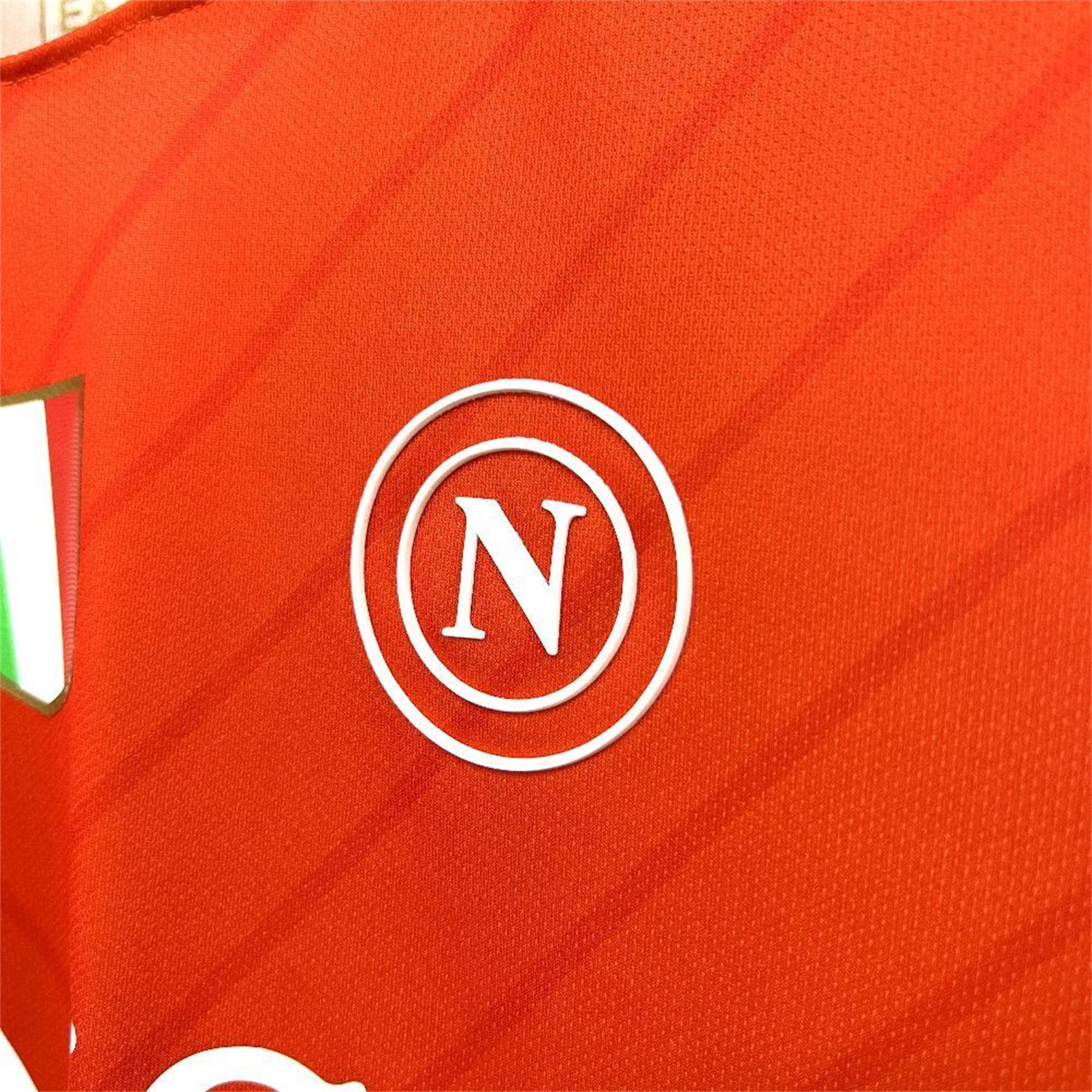 AlphaJersey-Napoli 25-26 Goalkeeper Orange Jersey - Fans Version