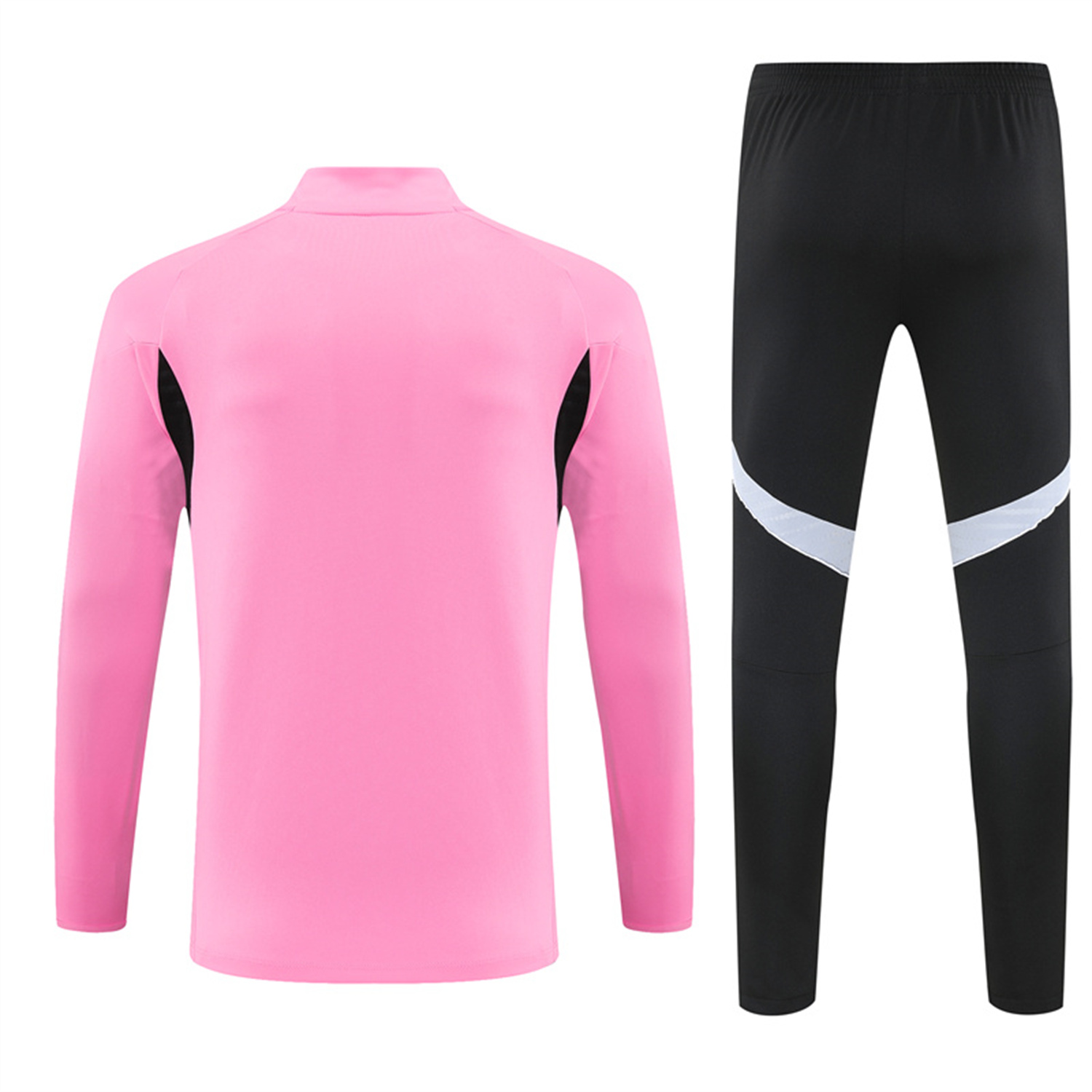 AlphaJersey-INT M.A.M 25-26 Kid Long Sleeves Training Set - Pink Top & Black Pants