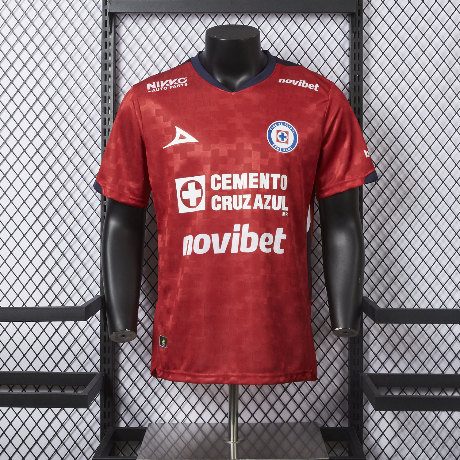 AlphaJersey-Cruz Azul 25-26 Goalkeeper Red Jersey - Player Version