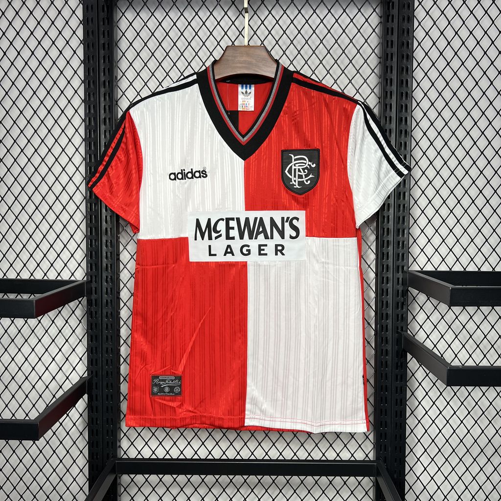 AlphaJersey-Retro Glasgow Rangers 1995-96 Away Stadium Jersey