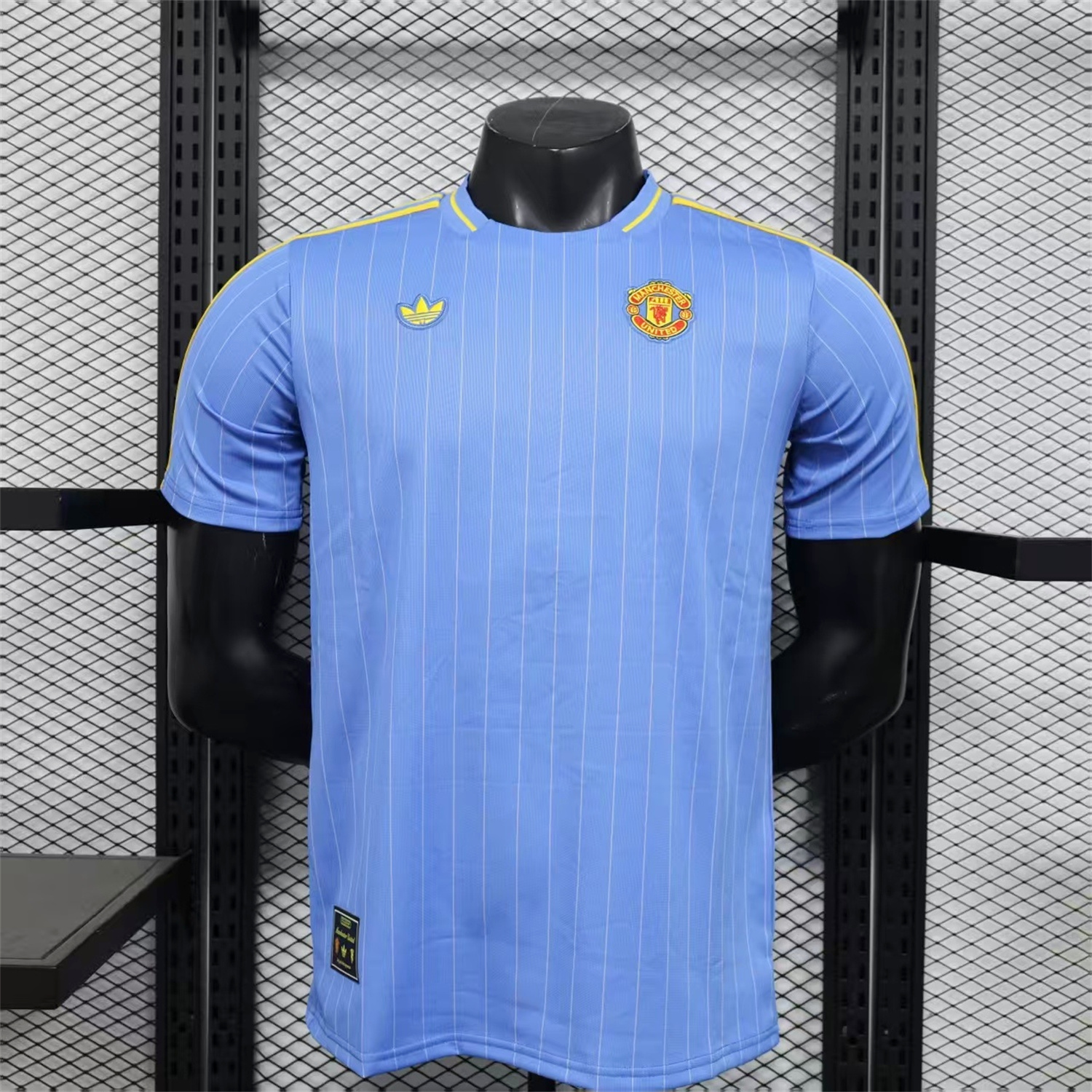 AlphaJersey-Manchester United 25-26 Icon Travel Special Edition Blue Jersey - Player Version