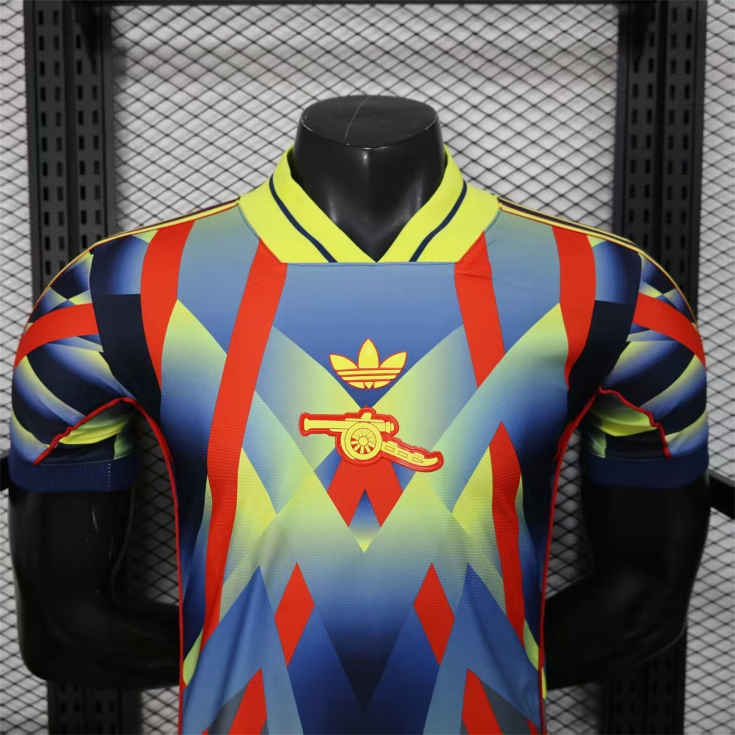 AlphaJersey-Arsenal 25-26 Red Yellow Blue LFSTLR Jersey - Player Version