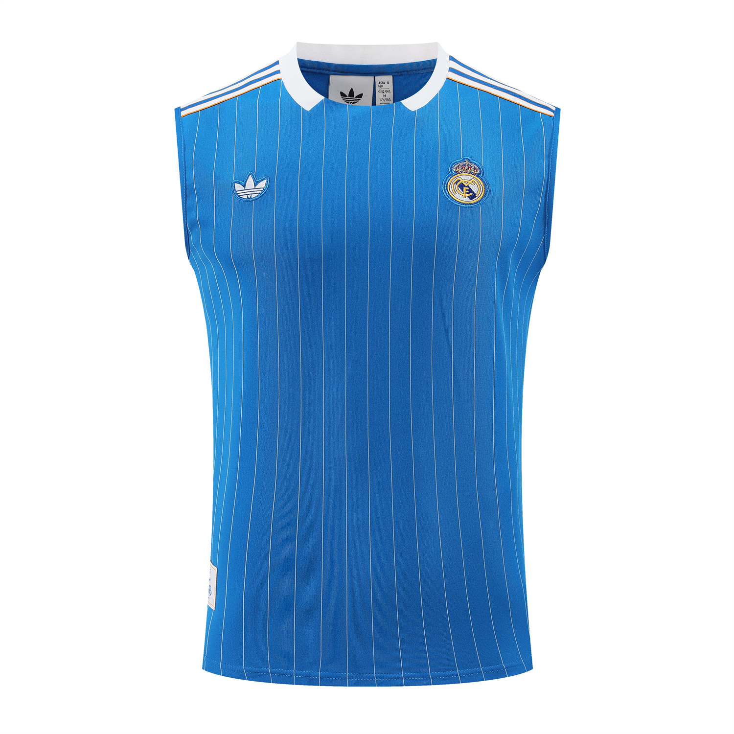 AlphaJersey-Real Madrid 25-26 Vest Training Set - Blue Vest & Blue Shorts