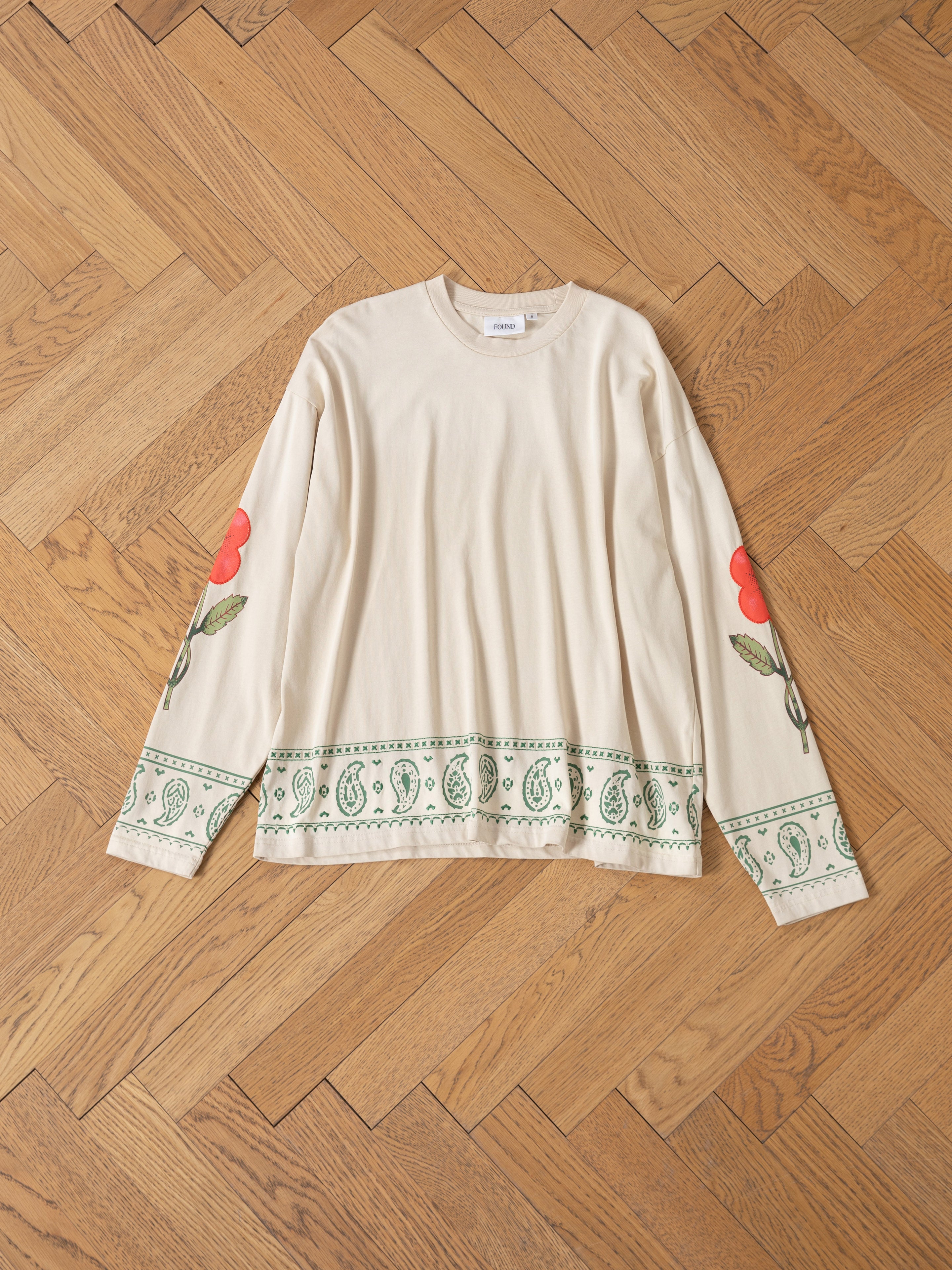 Garden Bloom Embroidered LS Tee | Modern Menswear by yycbvcnbmmnbm