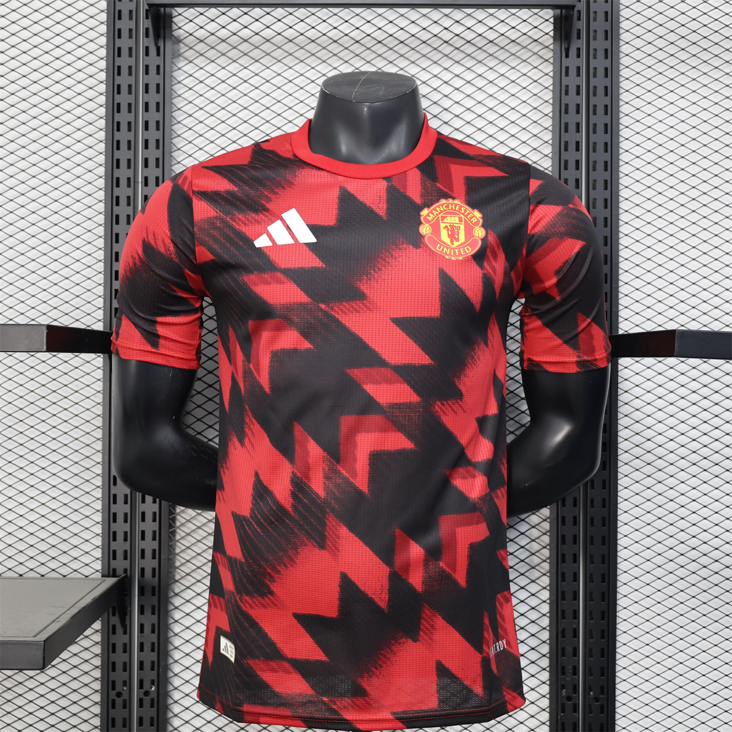AlphaJersey-Manchester United 25-26 Red Pre-match Training Jersey - Player Version