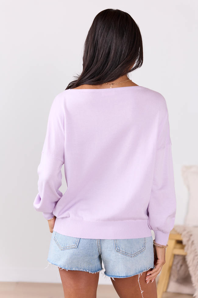Preslee Lavender Slouchy Top | Elegant Women's Fashion by coolavocek