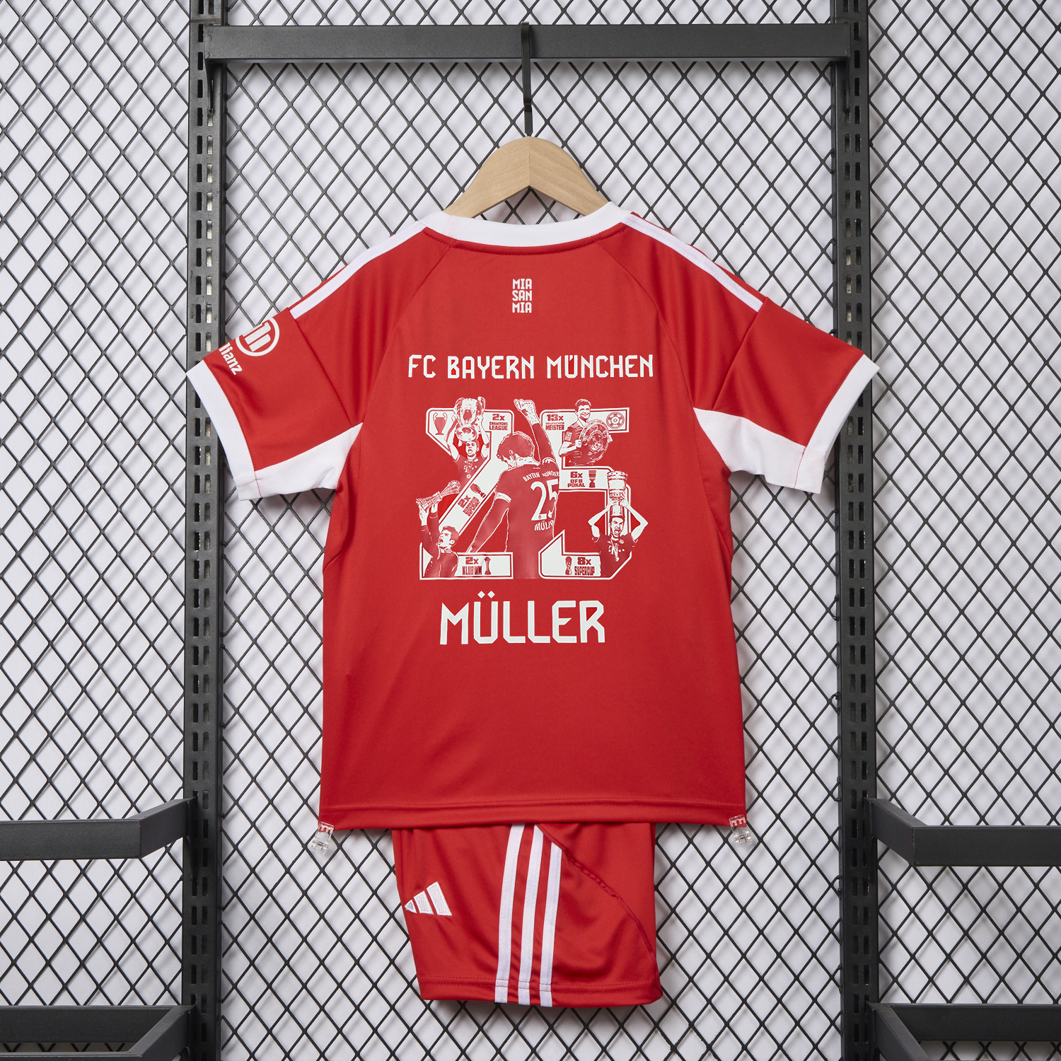 AlphaJersey-Bayern Munich 25-26 Home Müller Limited Edition Kids Kit