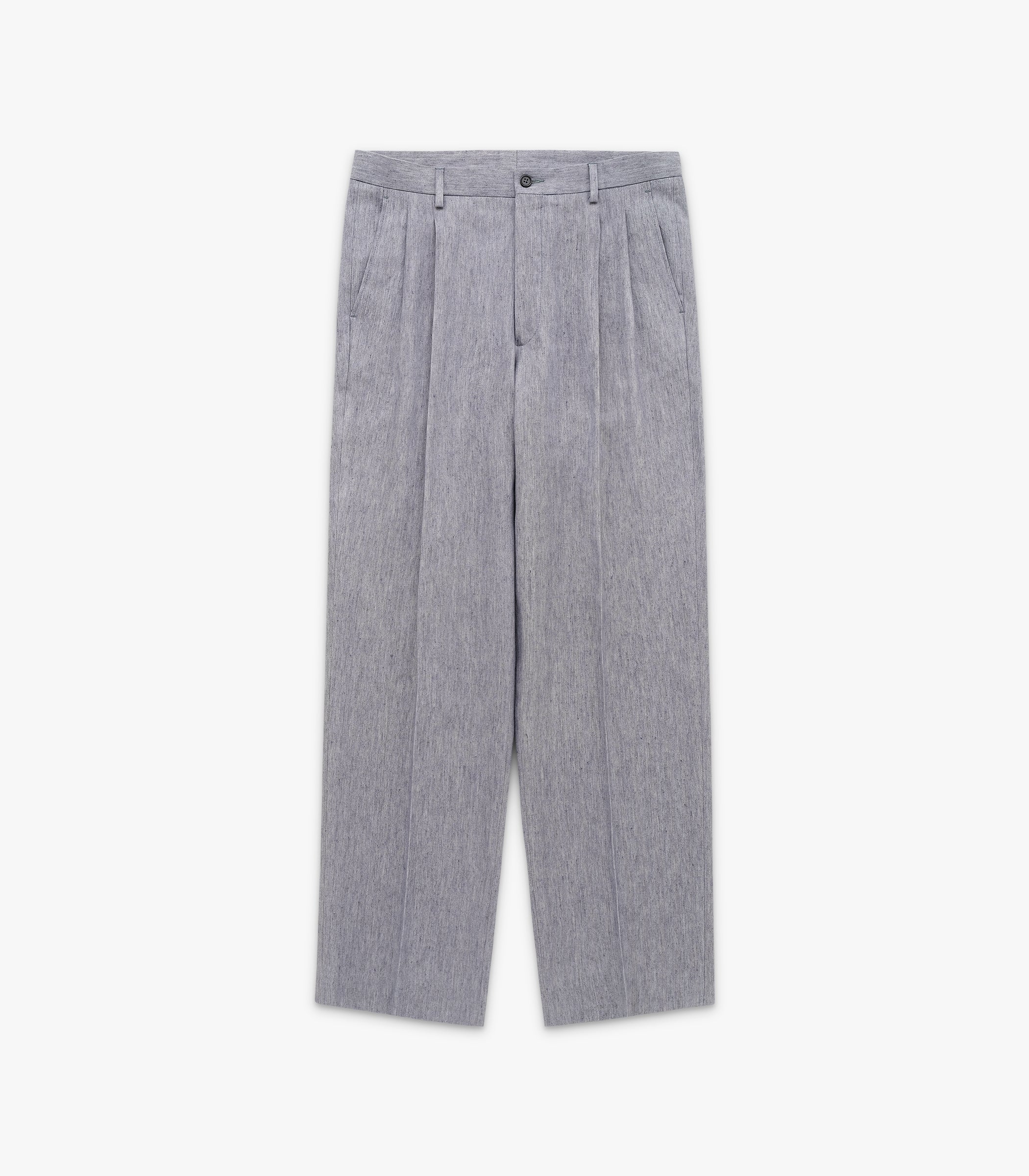 Miles Cotton & Linen Suit Trouser | Modern Menswear by yycbvcnbmmnbm