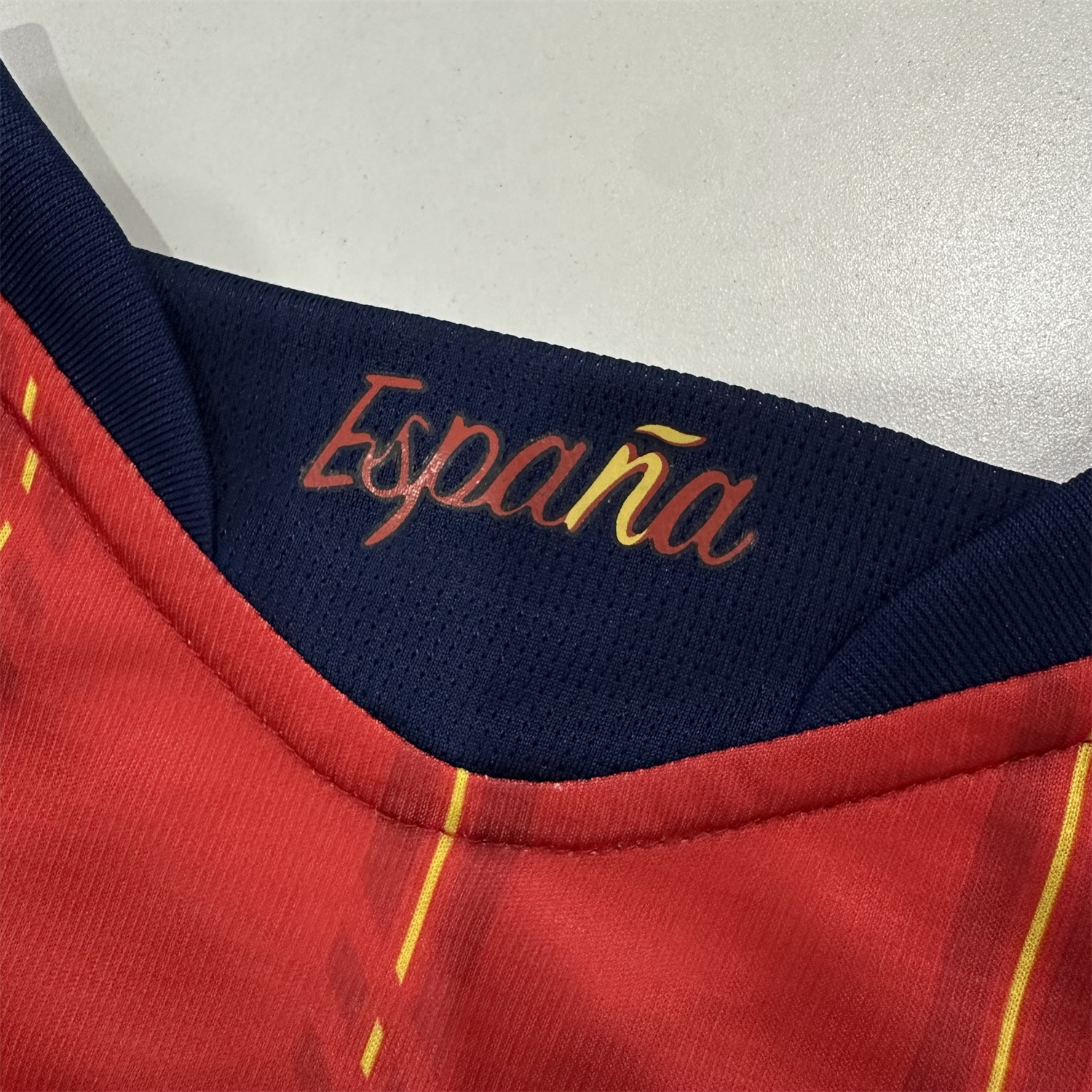 AlphaJersey-Spain 2026 Home Red Jersey - Fans Version
