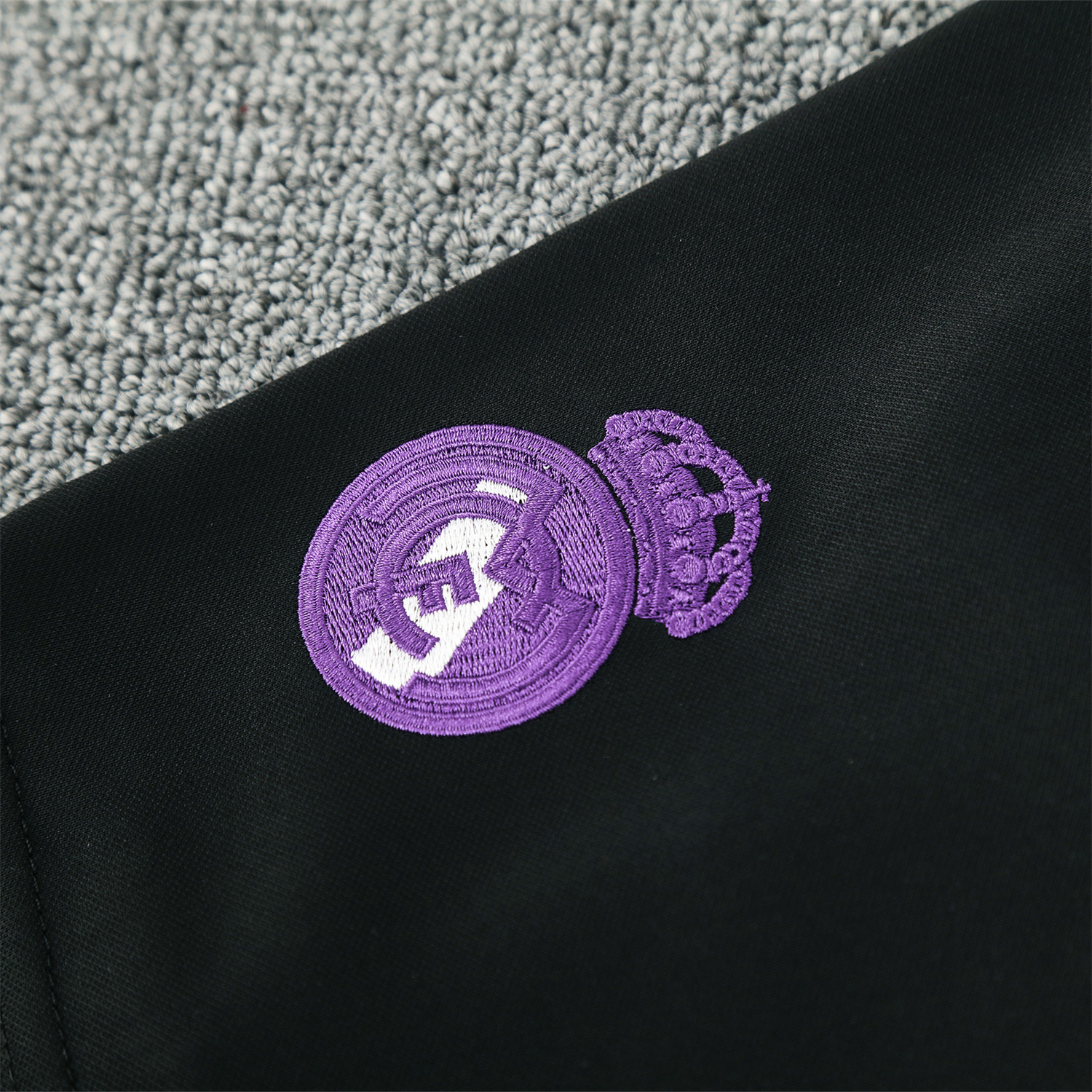 AlphaJersey-Real Madrid 25-26 Vest Training Set - Blue Edge Black Vest & Black Shorts