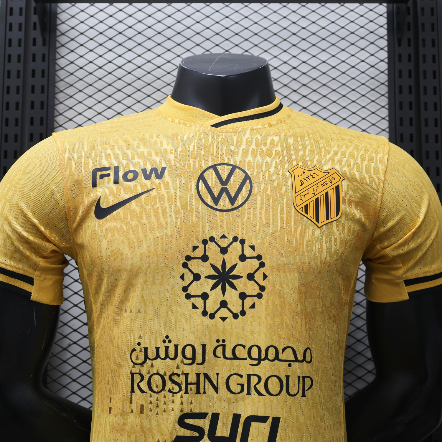 AlphaJersey-Al Ittihad Jeddah United 25-26 Third Yellow Jersey - Player Version