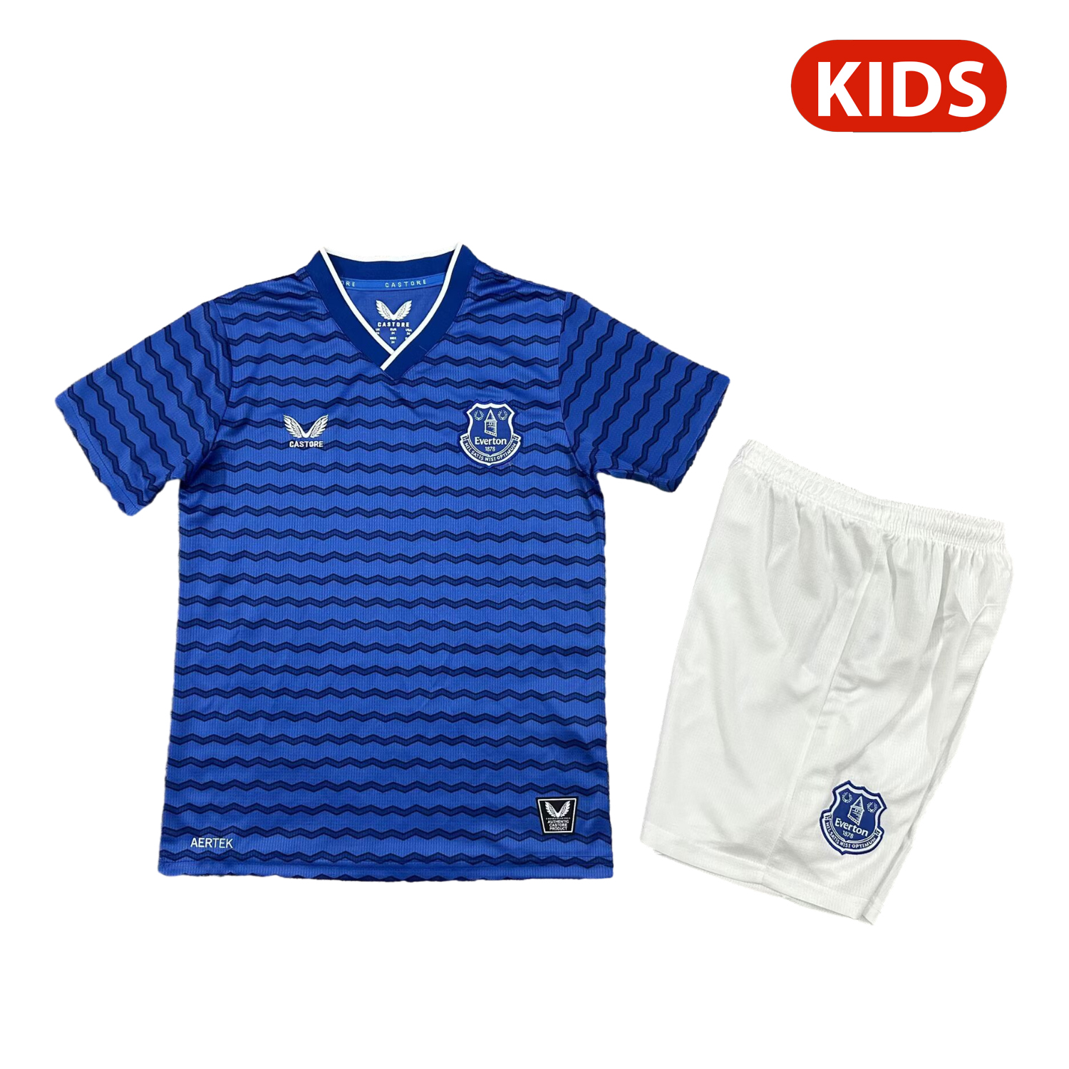 AlphaJersey-Everton 25-26 Home Kids Kit