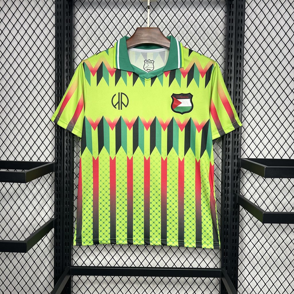 AlphaJersey-Retro Club Deportivo Palestino X Hypepeace Green Throwback Jersey