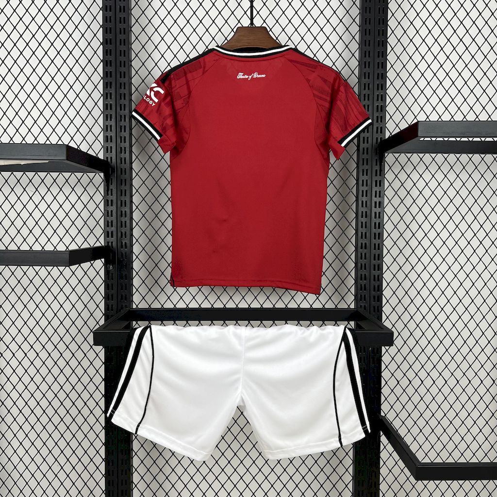 AlphaJersey-Manchester United 25-26 Home Kids Kit