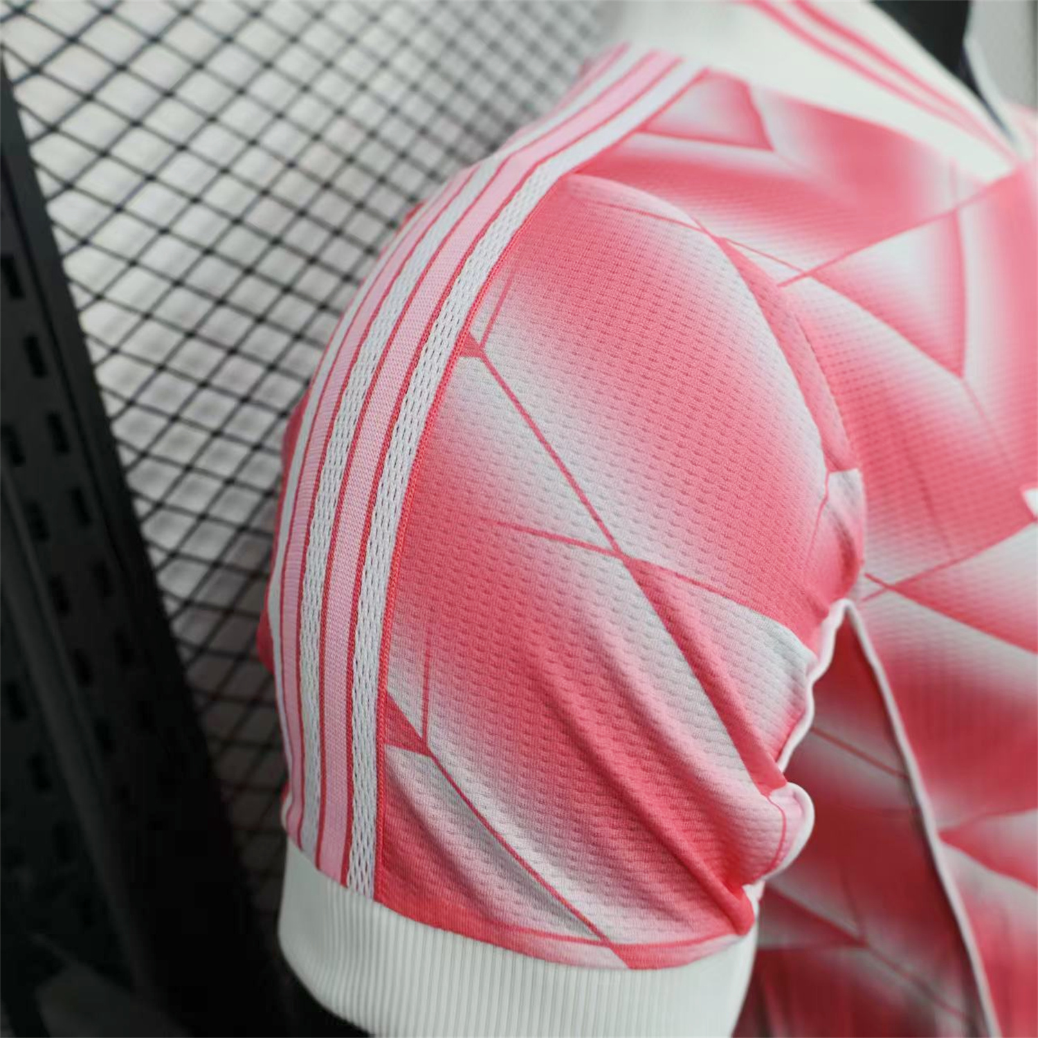 AlphaJersey-Real Madrid 25-26 Refracted Pink Light White Special Jersey - Player Version